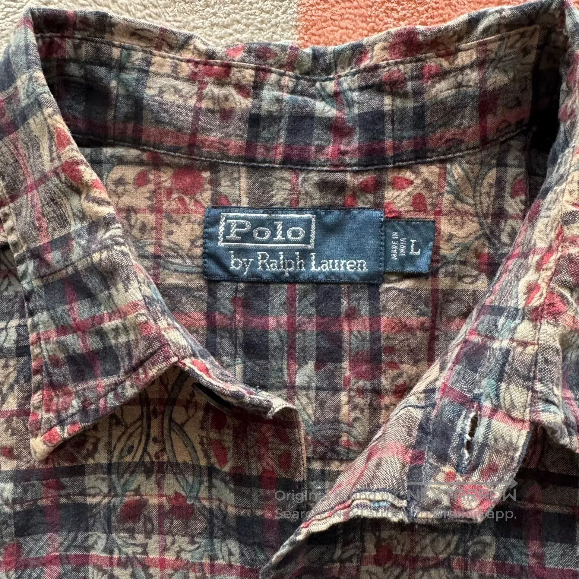 Polo Ralph Lauren Ralph Lauren Plaid Print Shirt. Size US L / EU 52-54 / 3 - 3 Thumbnail