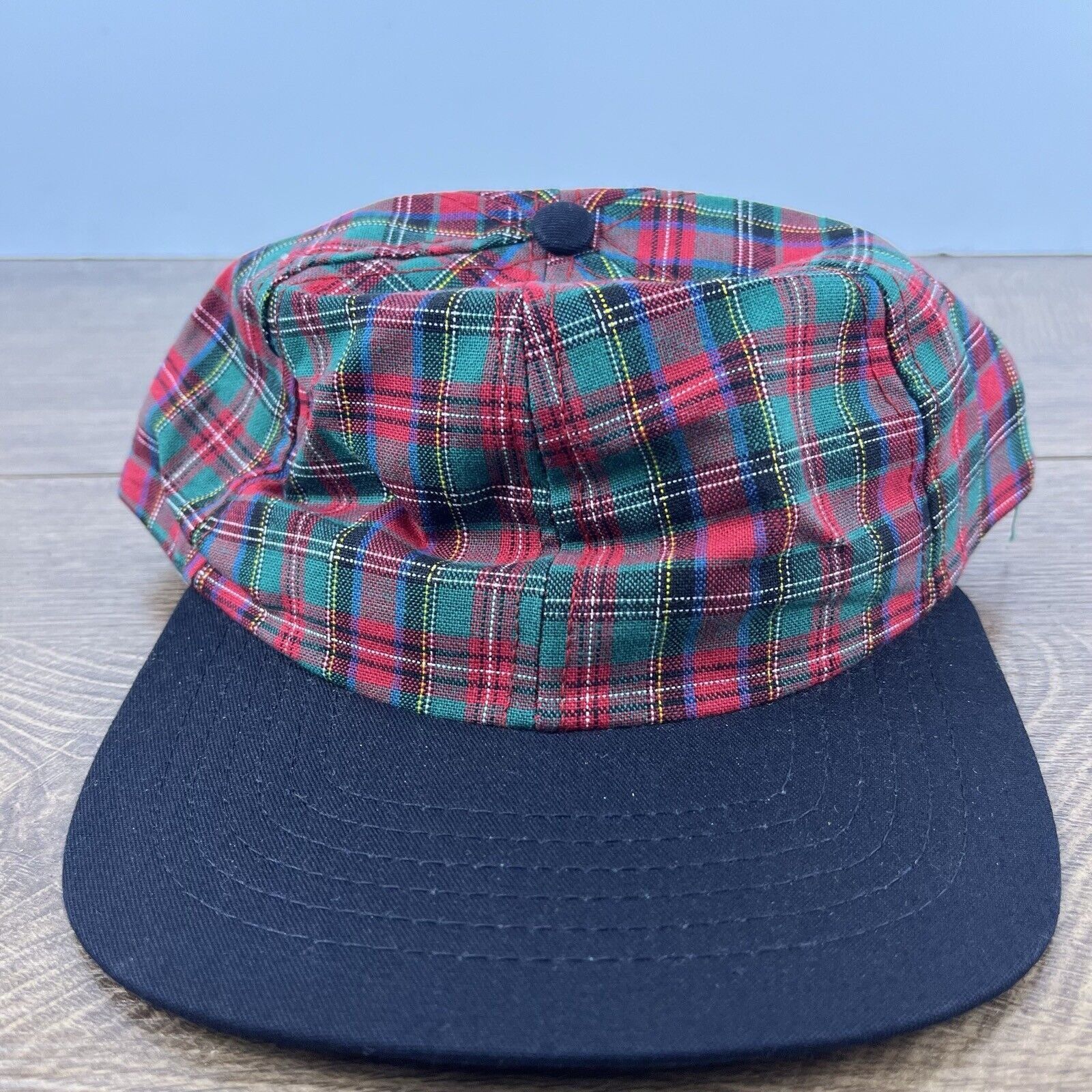 Other Christmas Hat Red Green Snapback Hat Red Cap Hat Adjustable Size ONE SIZE - 3 Thumbnail