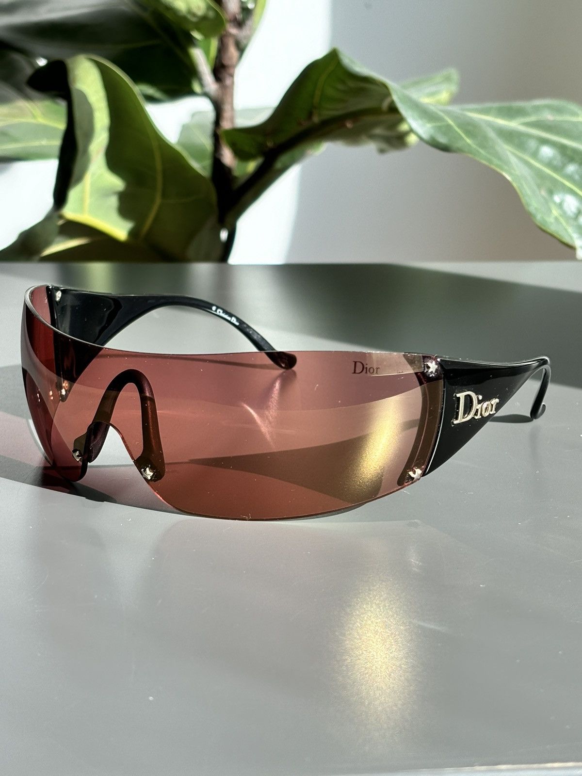 Dior Dior Sunglasses Ski 5 Mask Sport Bike Pop Vintage 90s Size ONE SIZE - 2 Thumbnail