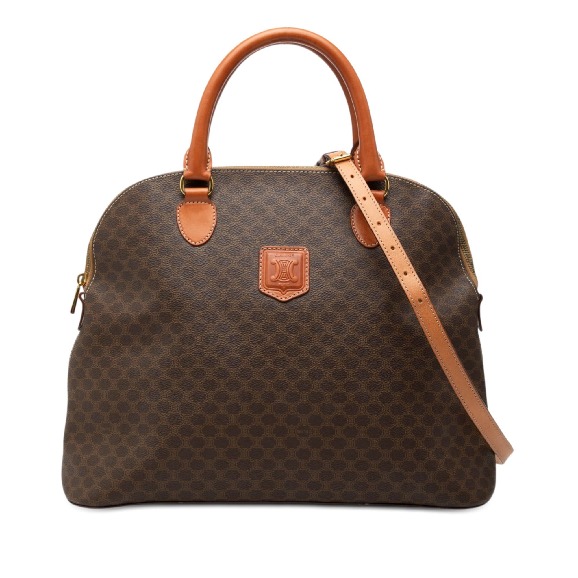 Celine Macadam Coated Canvas Dome Satchel Size ONE SIZE - 1 Thumbnail