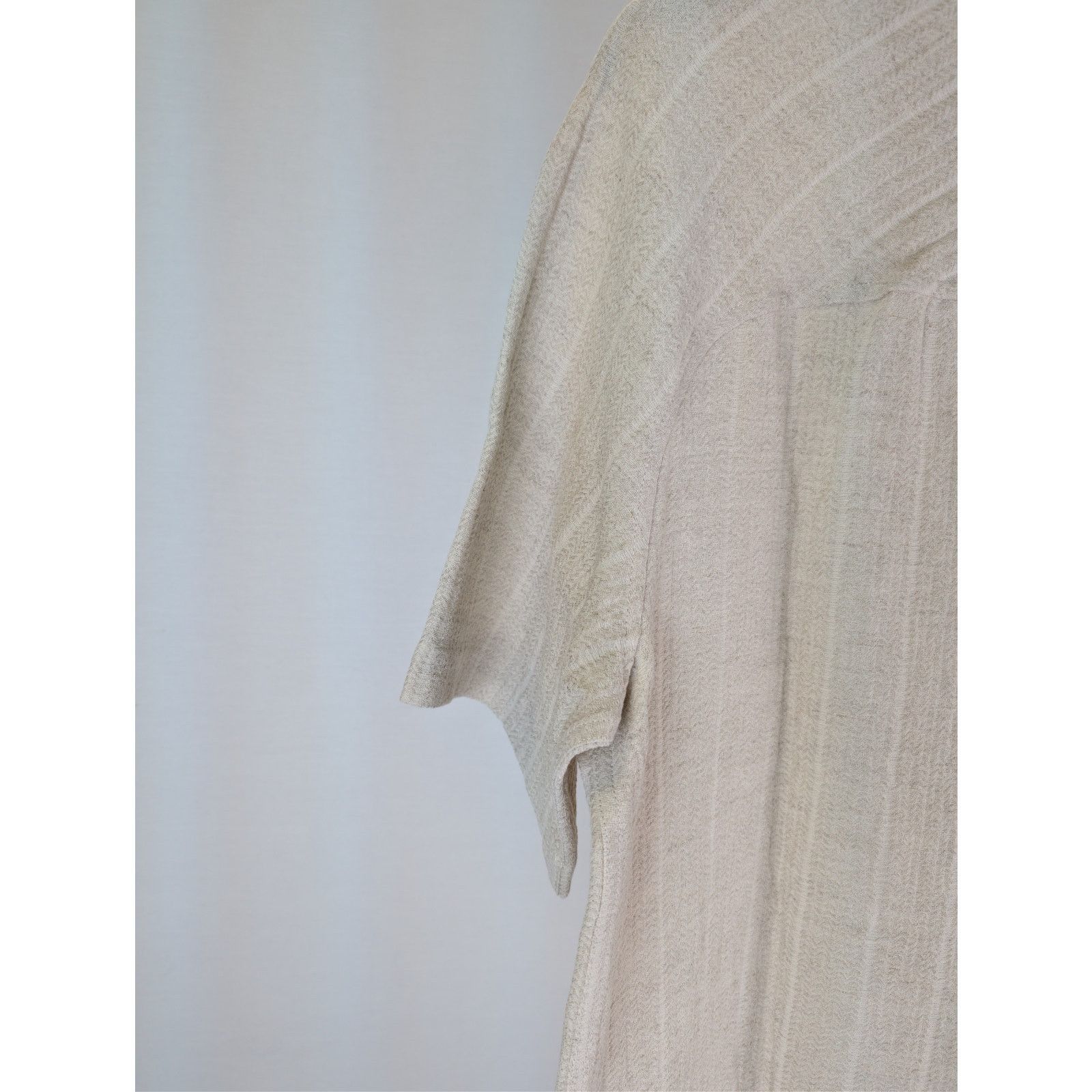 Jacquemus o1rshd1 La Chemise Fonccio camp-collar Button up shirt Beige Size US M / EU 48-50 / 2 - 14 Thumbnail