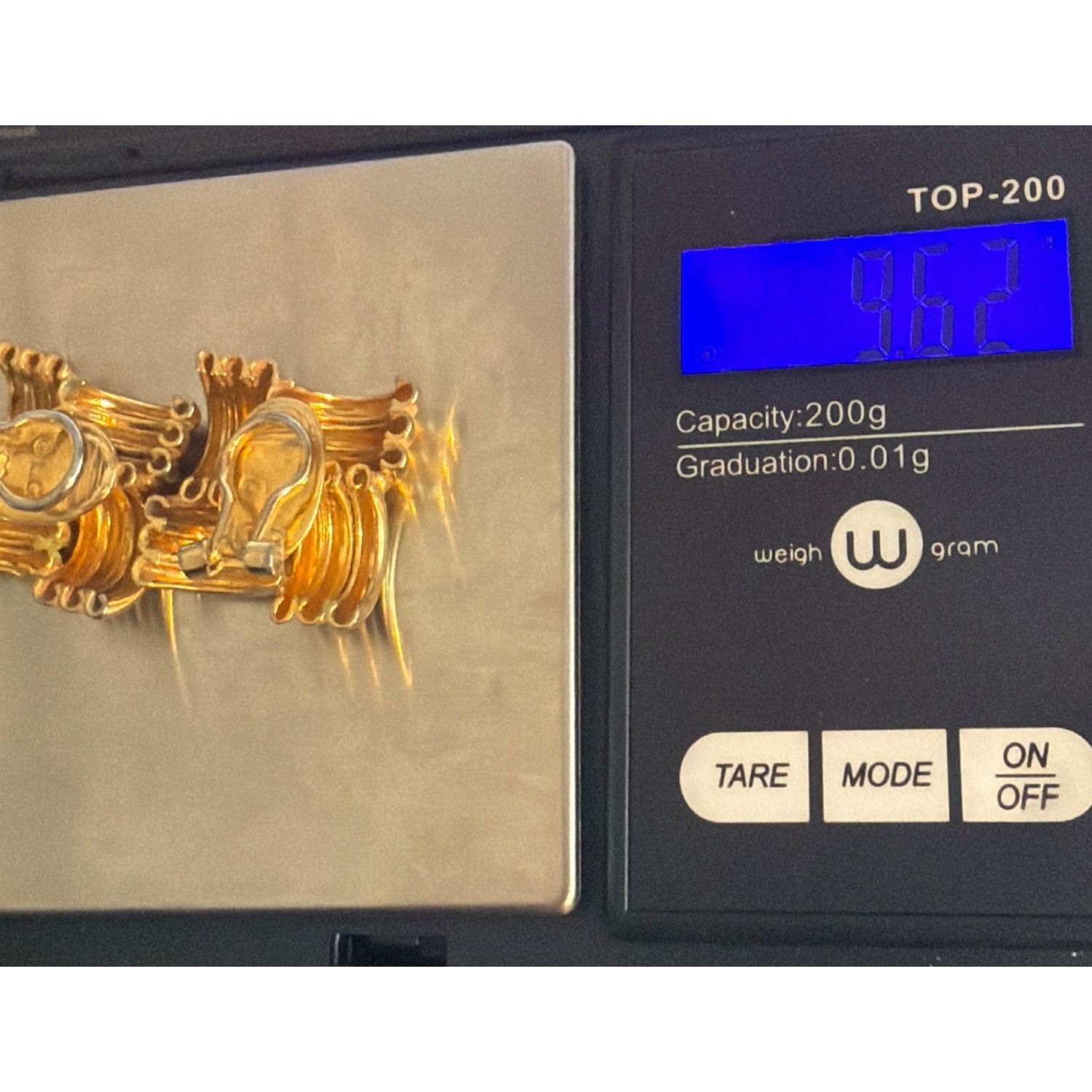 Liz Claiborne Vintage Liz Claiborne Gold Tone Clip On Earrings Basket Weav Size ONE SIZE - 5 Thumbnail