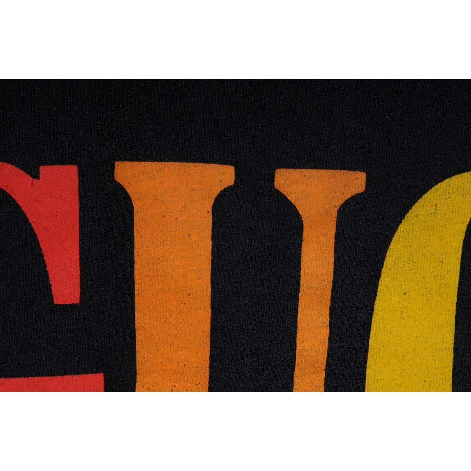 Gucci Logo Cities T Shirt Black Rainbow Size US M / EU 48-50 / 2 - 6 Thumbnail