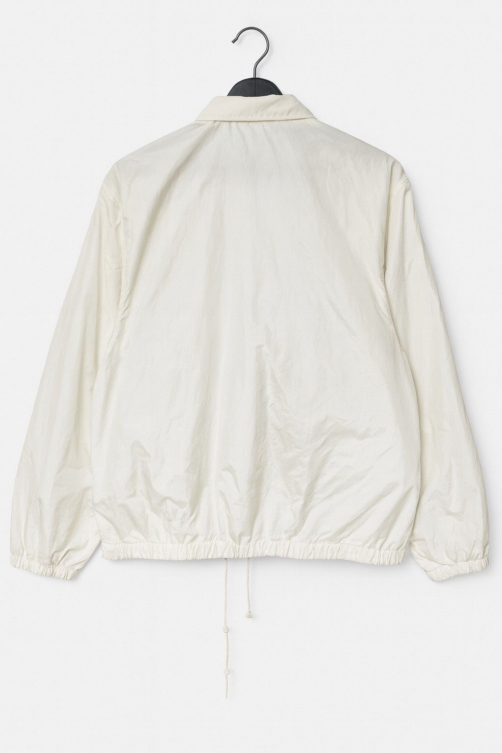 Boy London Boy London White Nylon Coach Jacket Black Stripe Accent Size US M / EU 48-50 / 2 - 2 Thumbnail