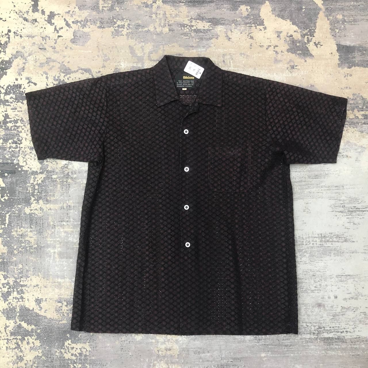 Japanese Brand × Vintage T454 VTG OIDA CROWN MESH BOWLING SHIRTS Size US L / EU 52-54 / 3 - 2 Thumbnail