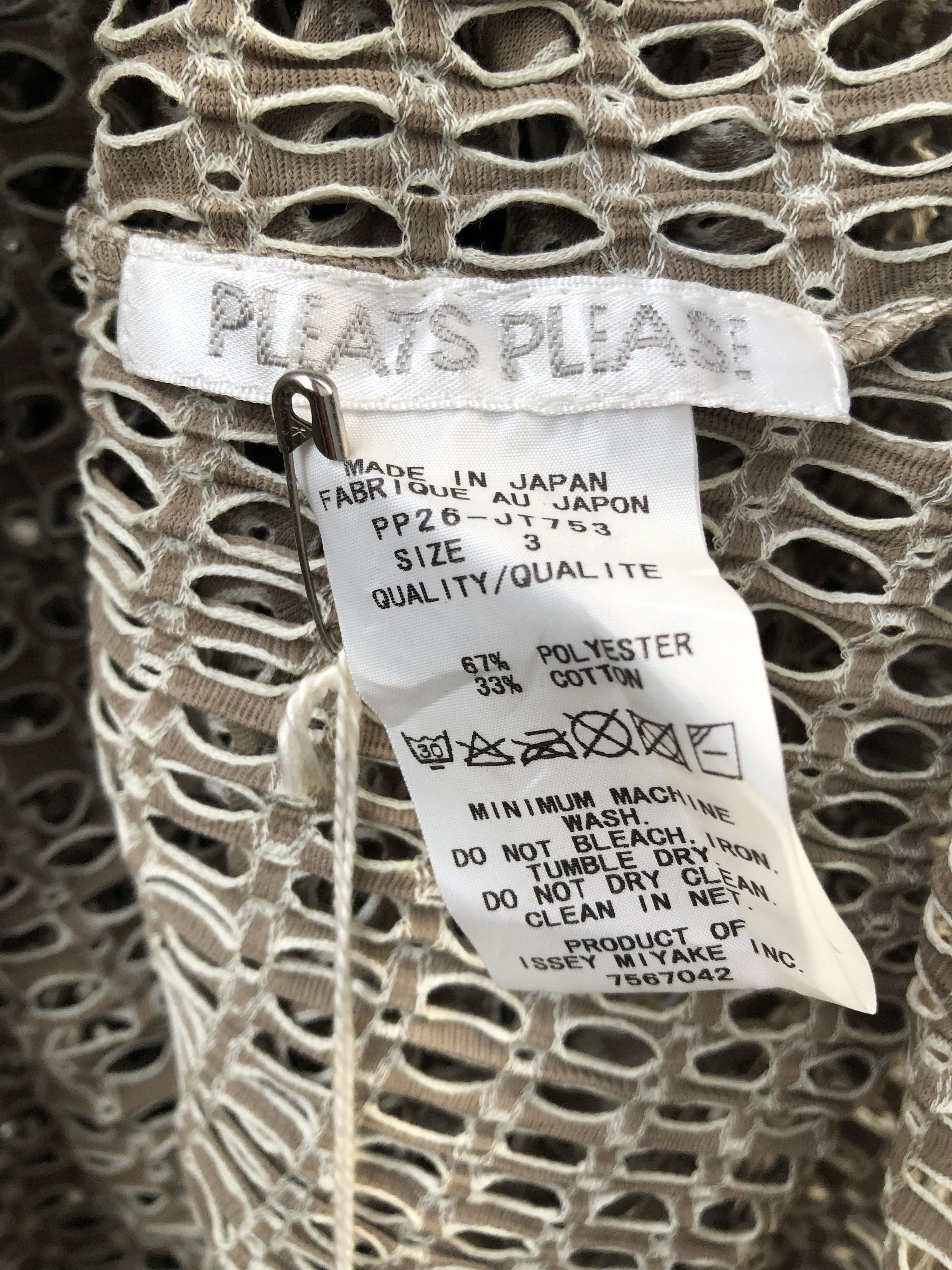 Pleats Please Issey Miyake Ultra rare pleats please issey miyake experimental mesh Size M / US 6-8 / IT 42-44 - 4 Thumbnail
