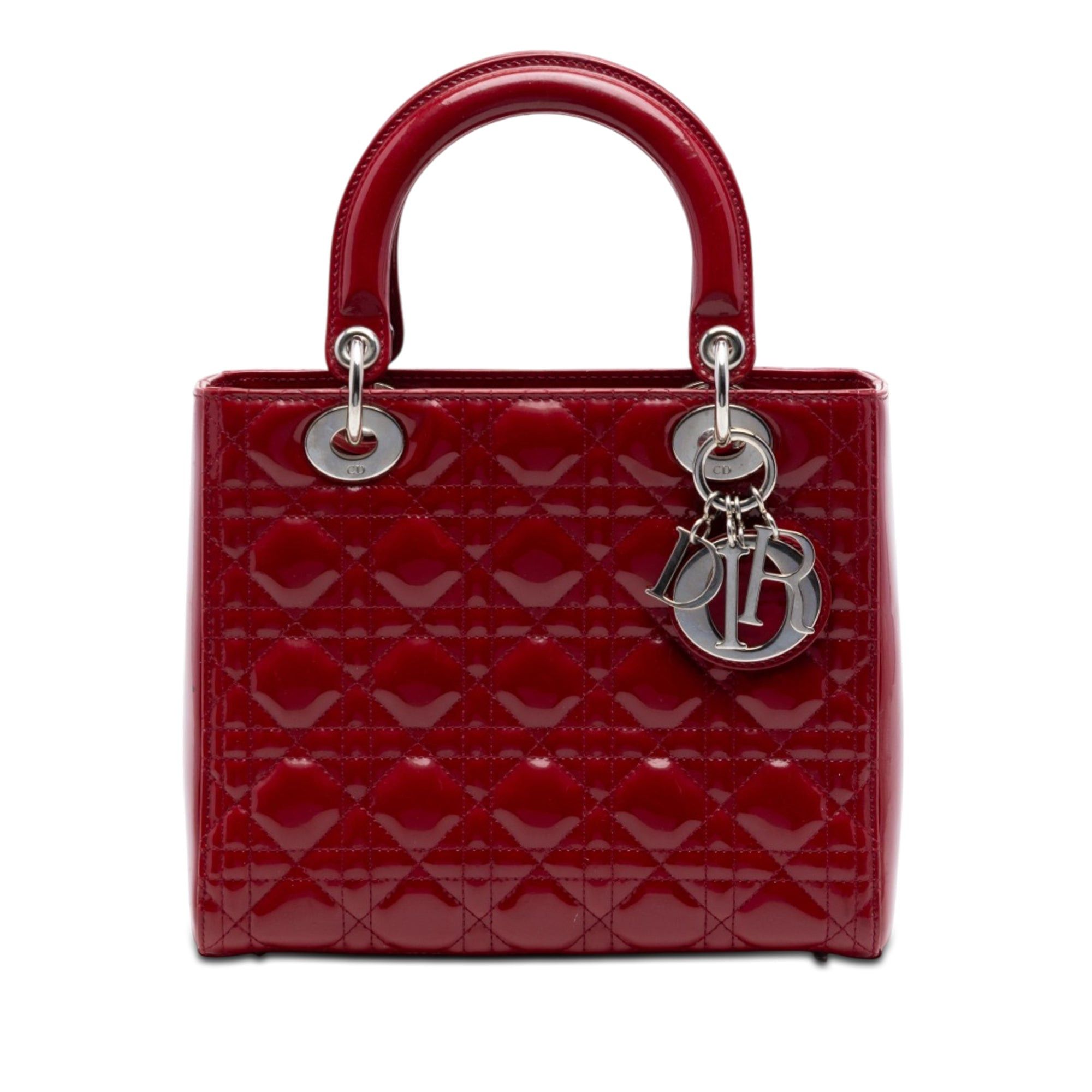 Dior Medium Patent Cannage Lady Dior Size ONE SIZE - 1 Thumbnail