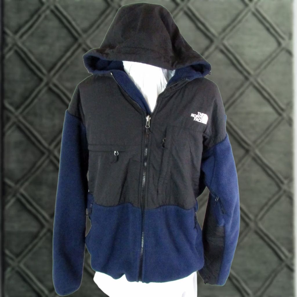 The North Face VINTAGE The North Face Denali Jacket Mens 2XL Zip Fleece Polartec Full Zip Pockets Black Navy Blue Relaxed Size US XXL / EU 58 / 5 - 1 Thumbnail