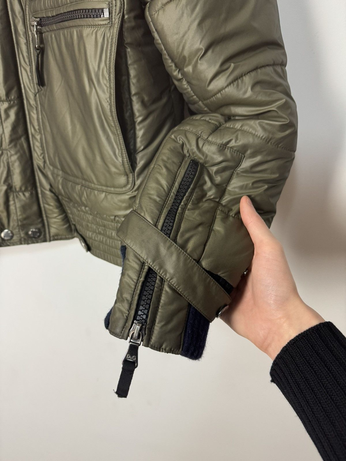 Dolce & Gabbana Dolce & Gabbana Military Puffer Jacket Multi Pocket 2000s Size US L / EU 52-54 / 3 - 7 Thumbnail