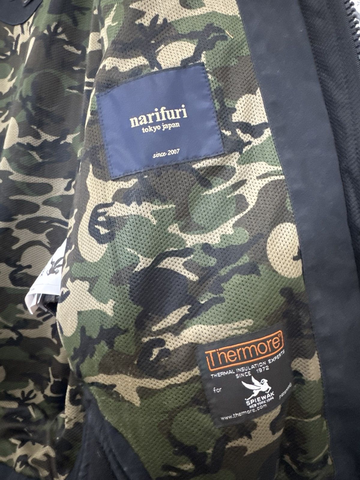 narifuri Narifuri & Spiewak Bomber MA-1 Jacket Very Rare Vintage M-L Size US M / EU 48-50 / 2 - 9 Thumbnail