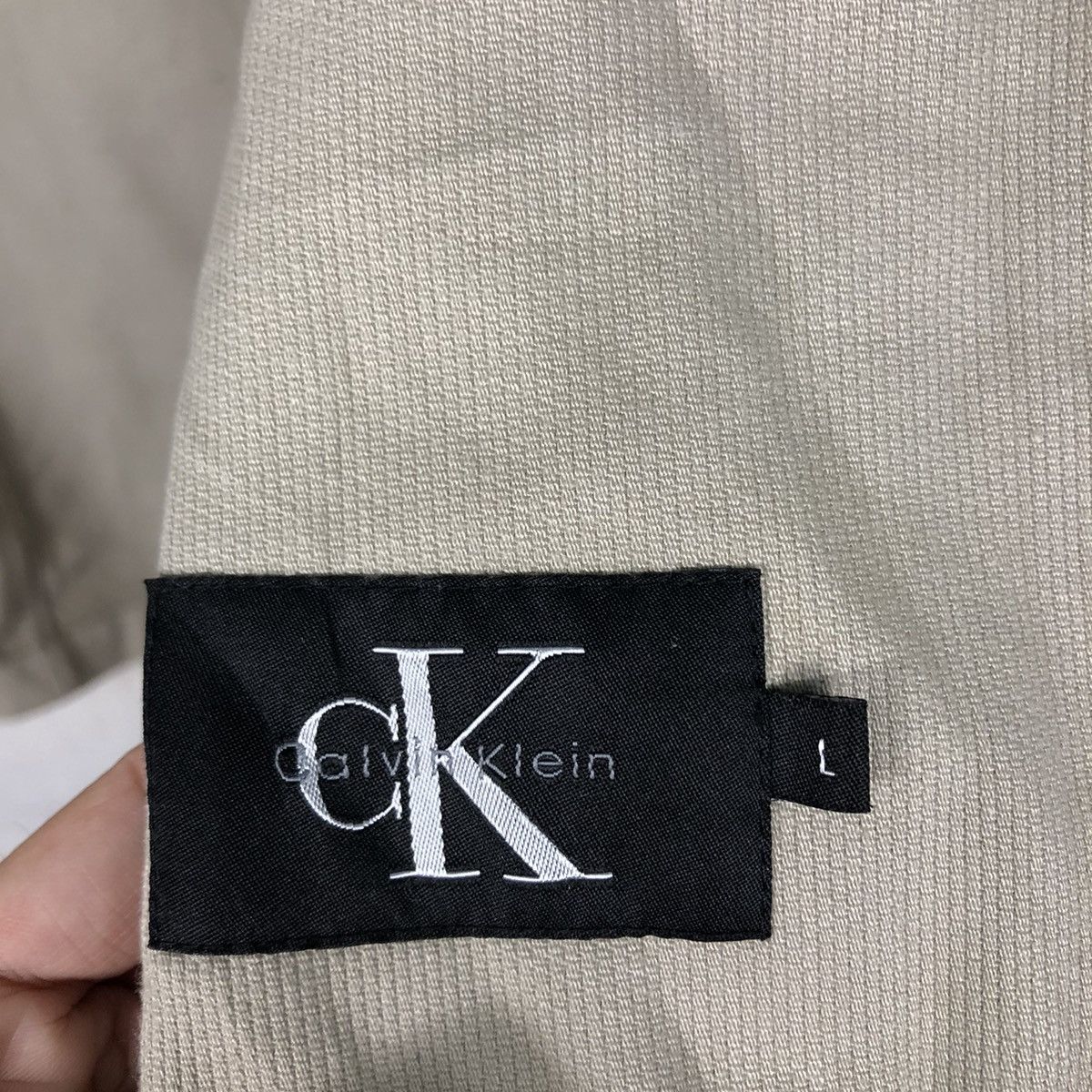 Japanese Brand CK Beige Cotton Twill Blazer / Work Jacket — L Issey Miyake Size US L / EU 52-54 / 3 - 18 Thumbnail