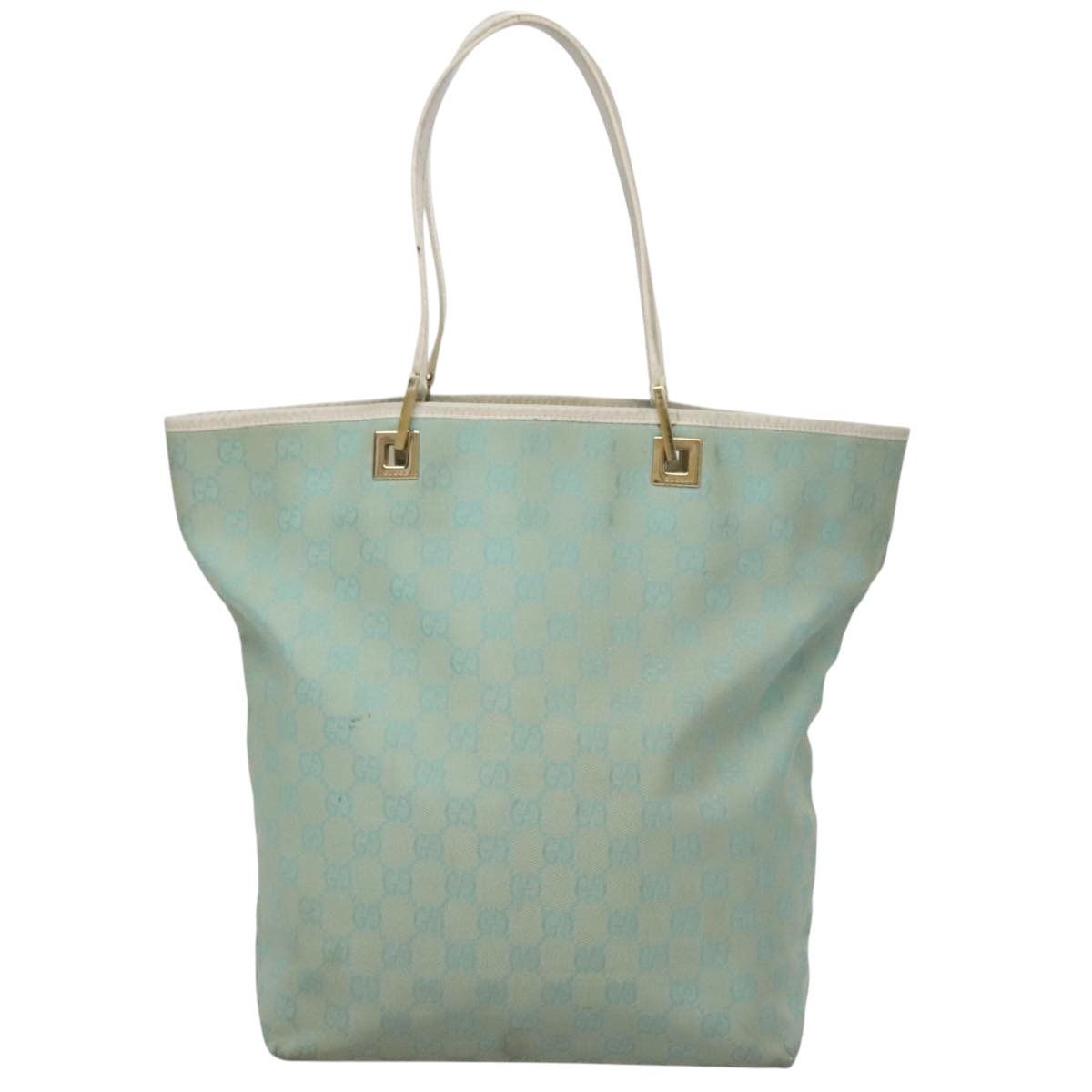 Gucci GUCCI GG Canvas Tote Bag Peppermint White Size ONE SIZE - 2 Thumbnail