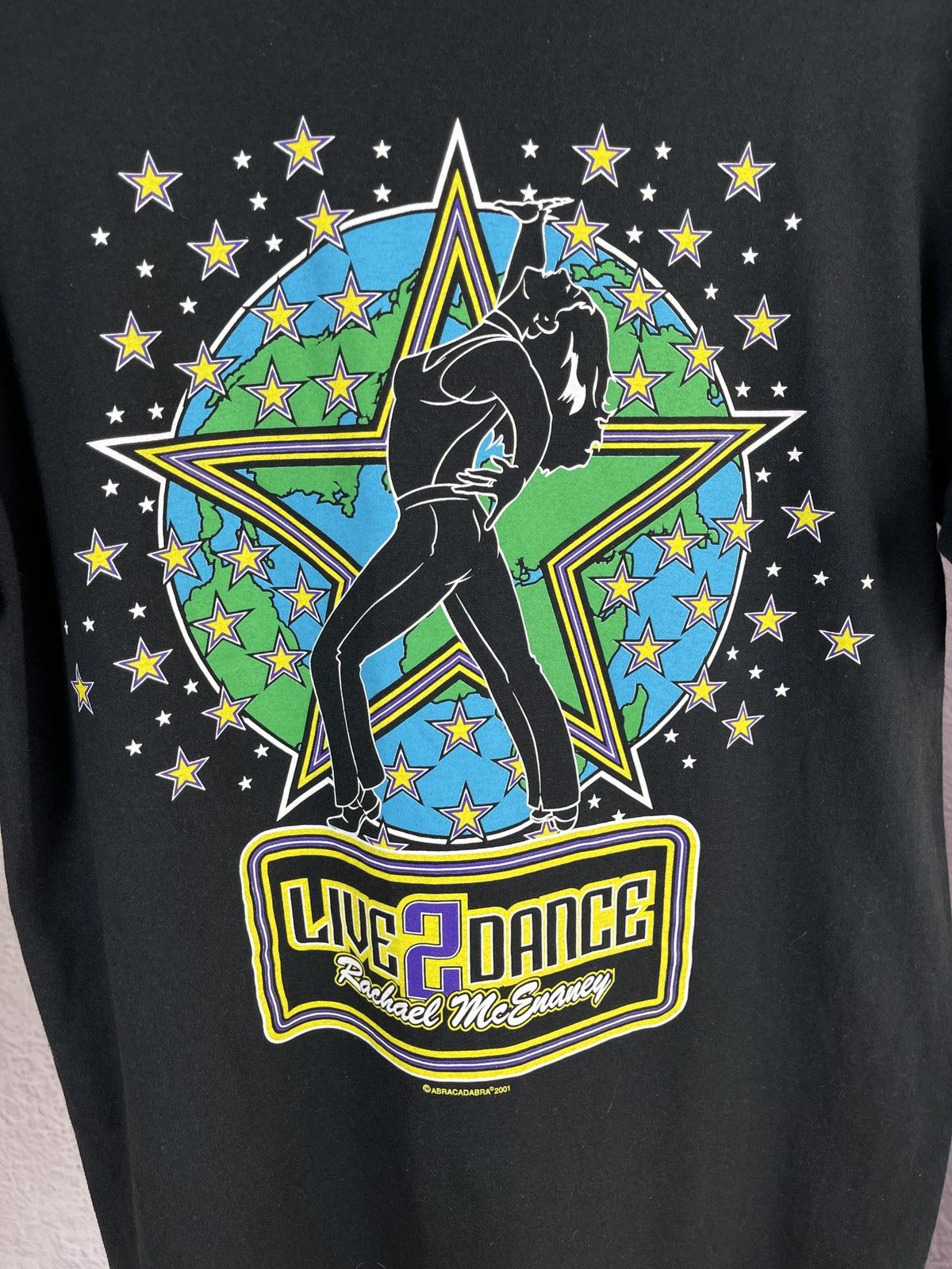 Band Tees Jt’s vintage 2001 Rachael McEnaney live 2 dance band tee Size US M / EU 48-50 / 2 - 6 Thumbnail
