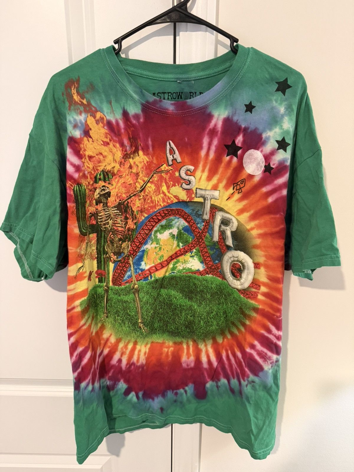 Travis Scott Travis Scott Astro World Tie-dye Shirt Size US XL / EU 56 / 4 - 3 Thumbnail