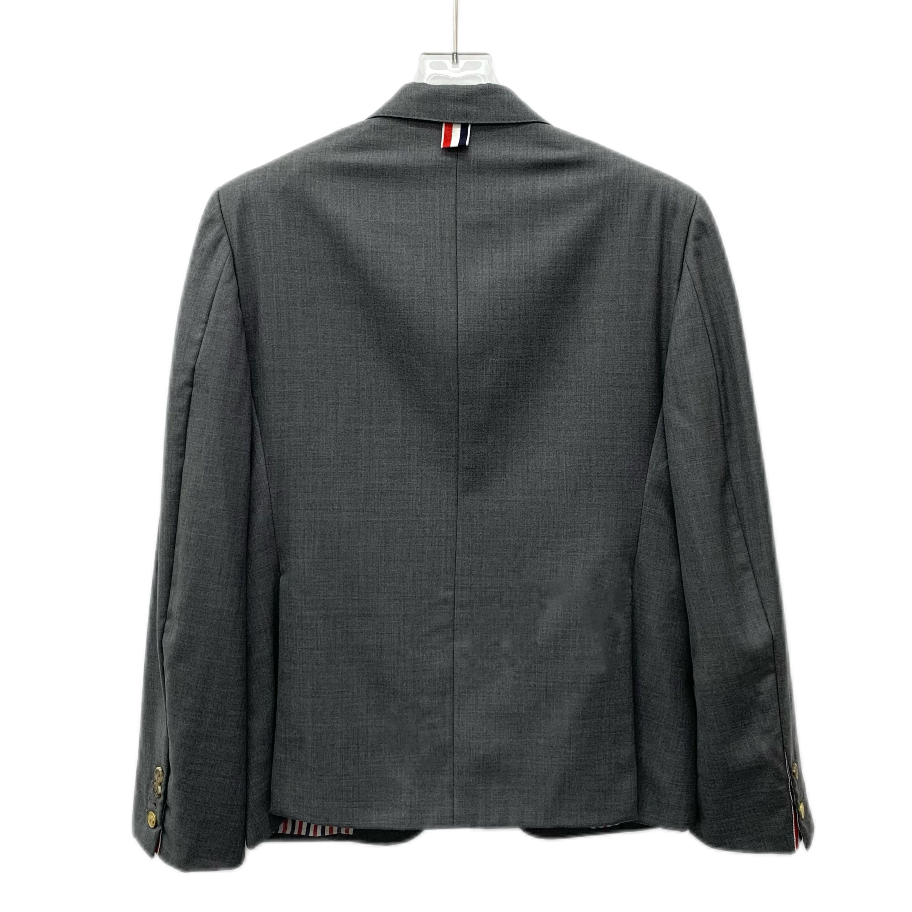 Thom Browne Thom Browne Dark Grey Wool Blazer (48 M) Size 48R - 3 Thumbnail