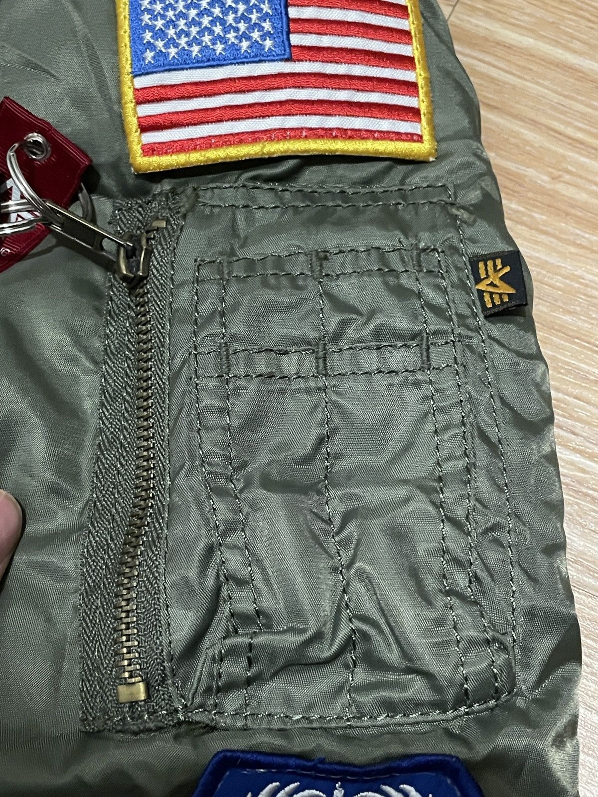 Alpha Industries Alpha Industries MA-1 50th Anniversary Top Gun bomber Size US L / EU 52-54 / 3 - 16 Thumbnail