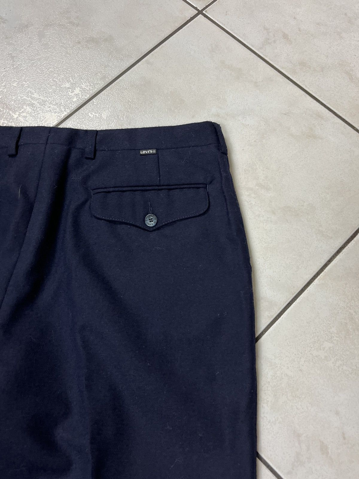 Levi's × Levi's Vintage Clothing × Vintage Vintage Levi’s 70s wool crease classic pants casual trousers Size US 34 / EU 50 - 17 Thumbnail