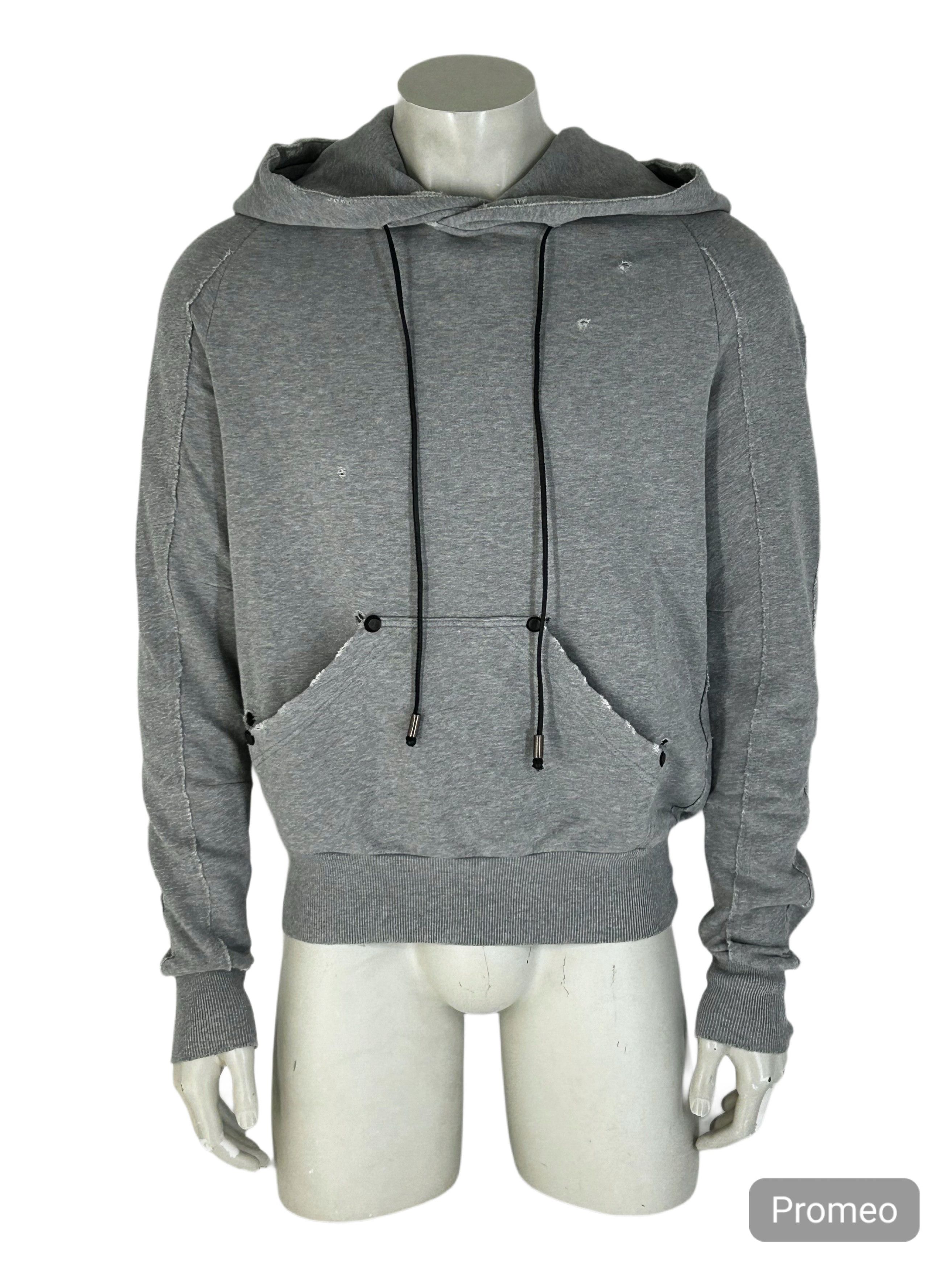 John Galliano John galliano 1990s wolf wool hoodie | Grailed
