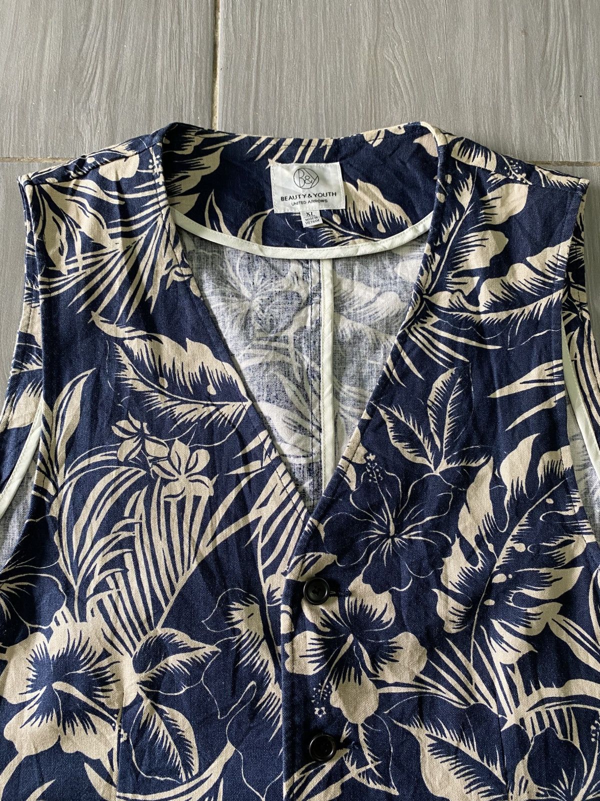 BEAUTY&YOUTH Beauty & Youth United Arrows Vest Flower - Cotton Size US M / EU 48-50 / 2 - 5 Thumbnail