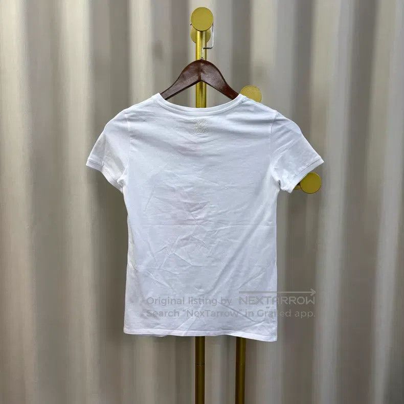 Loewe Loewe White Candy Cane Short-sleeve Size XS / US 0-2 / IT 36-38 - 2 Thumbnail