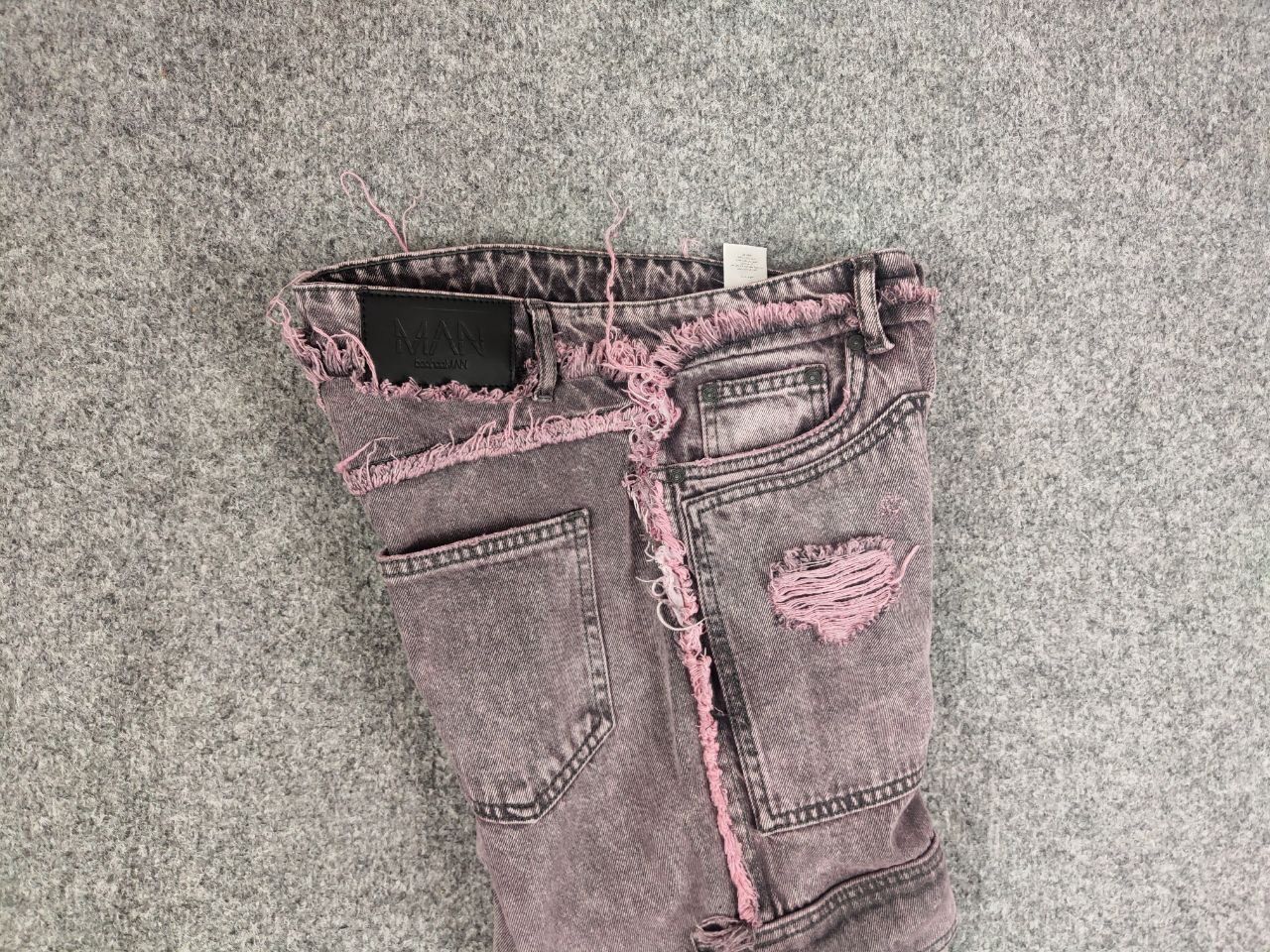 Hysteric Glamour Vintage Japan Denim flare frayed edge cargo jeans Y2K Style Size US 29 - 14 Thumbnail