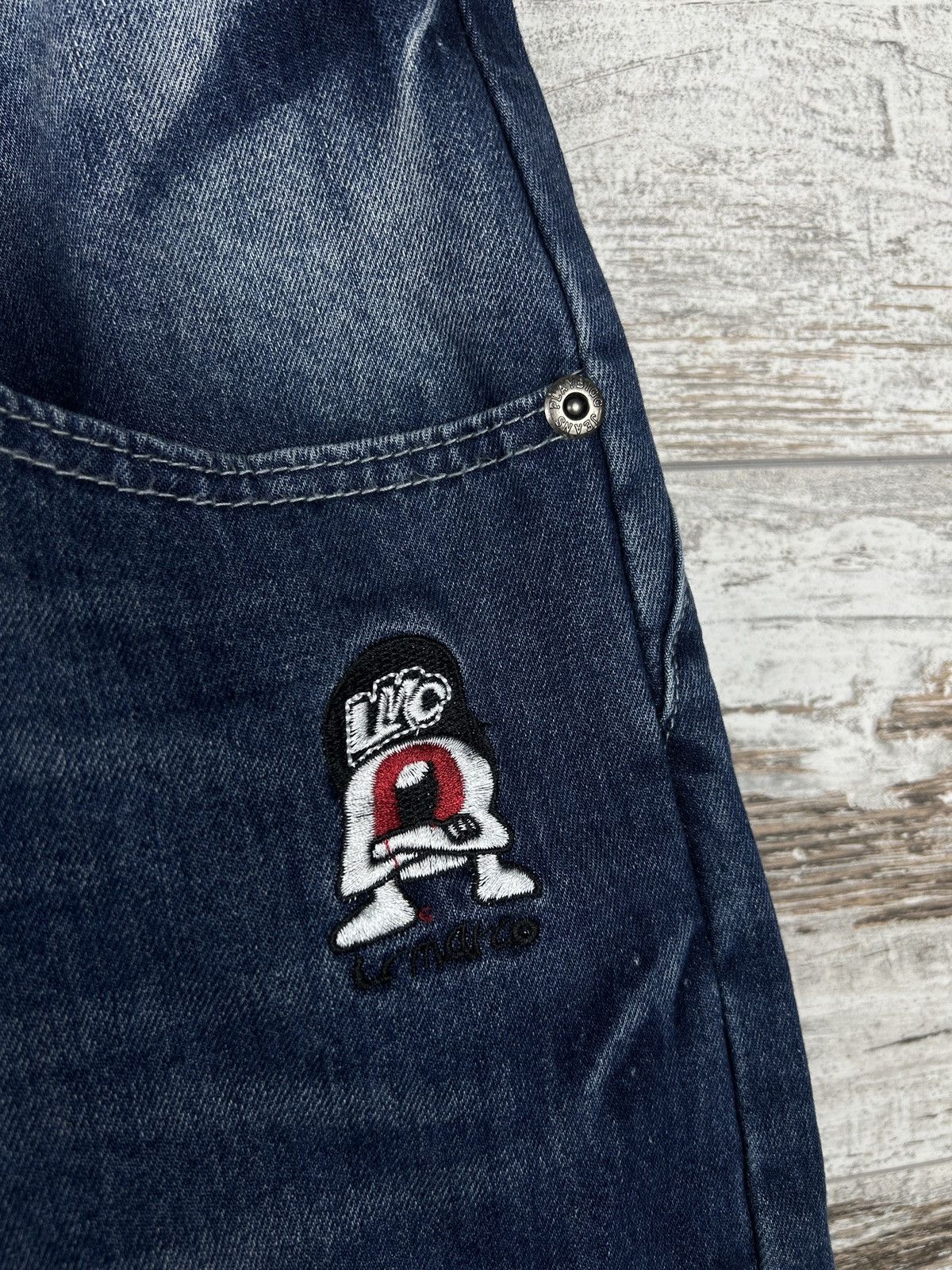 Japanese Brand × Vintage Mens Vintage play bigg shirts baggy style OG Travis Scott Size US 36 / EU 52 - 6 Thumbnail