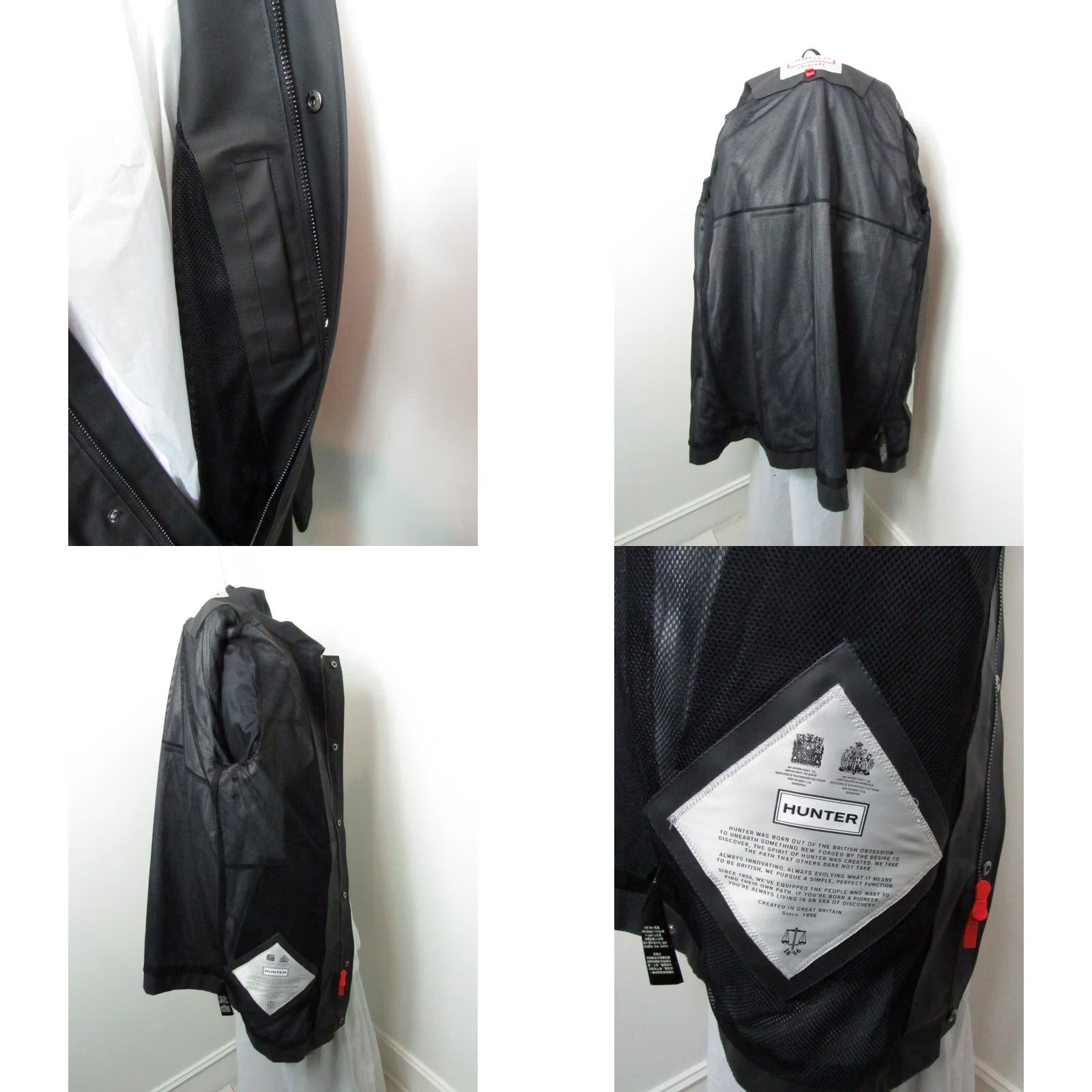 Hunter Hunter Rain Coat Black Large Jacket Mens/Unisex Size US L / EU 52-54 / 3 - 10 Thumbnail