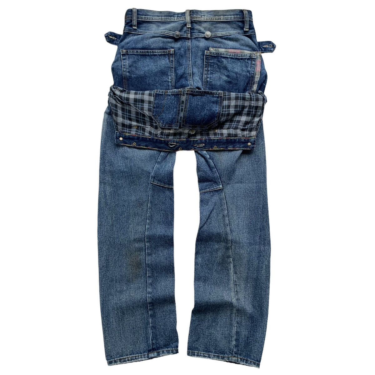 Japanese Brand Rare Japanese Brand BRTH Breathmint Double Layered Jeans Size US 31 - 7 Thumbnail