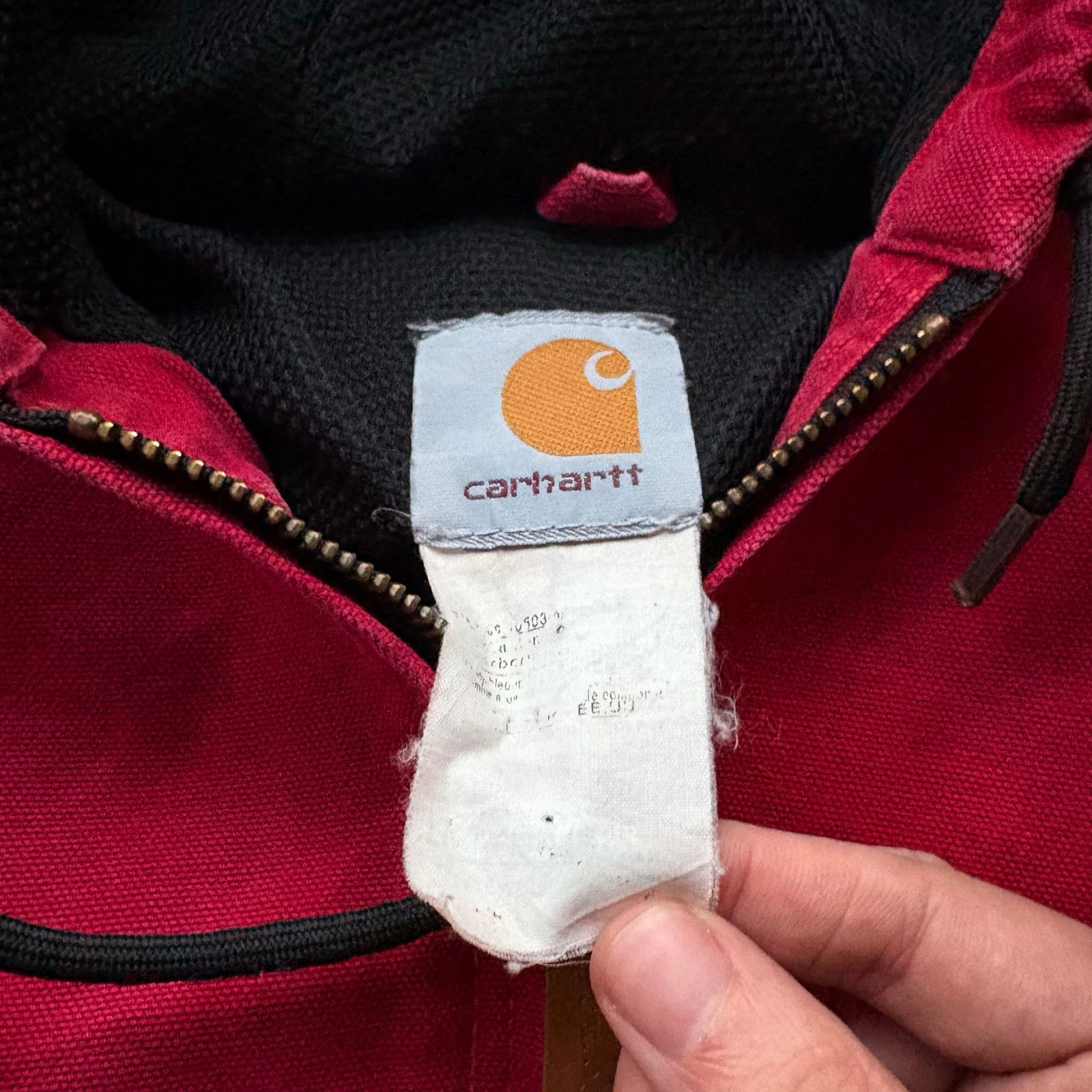 Carhartt × Vintage Very Rare Vintage Y2K Red Carhartt Work Jacket Size XXL Size US XL / EU 56 / 4 - 4 Thumbnail