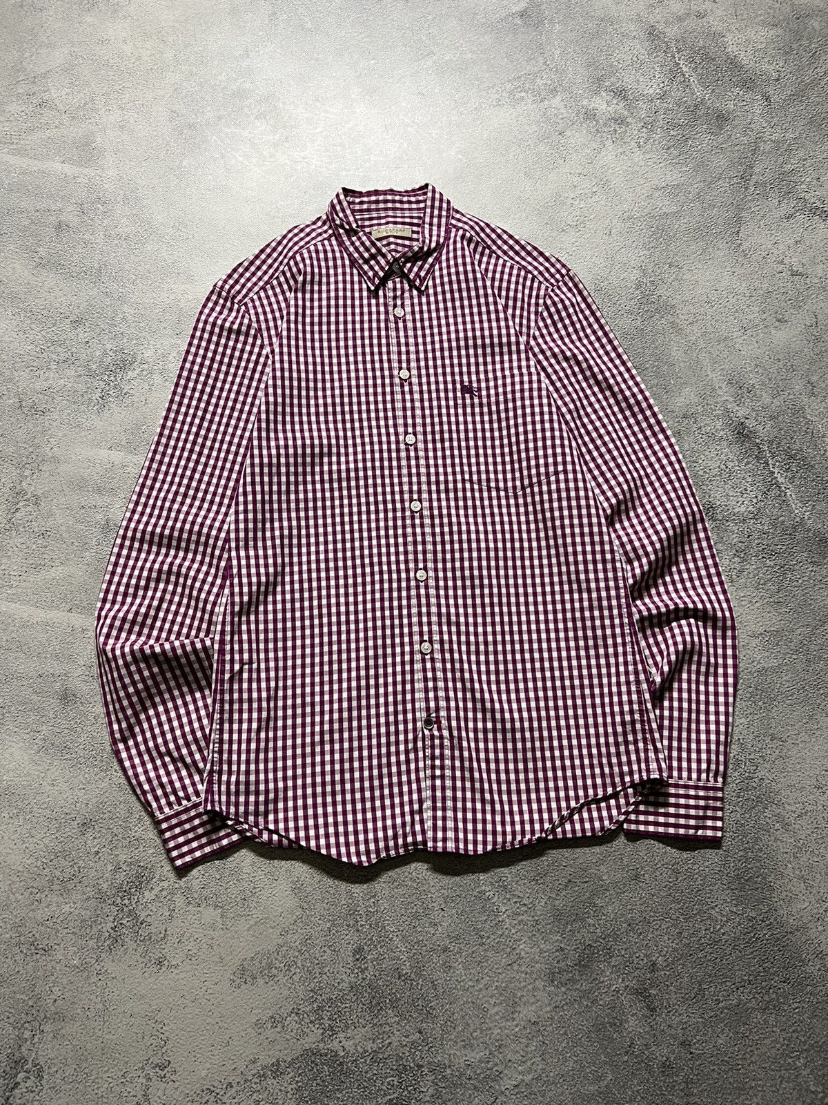 Burberry Vintage Burberry Brit Check Button Up Shirt 00’s Size US S / EU 44-46 / 1 - 6 Thumbnail