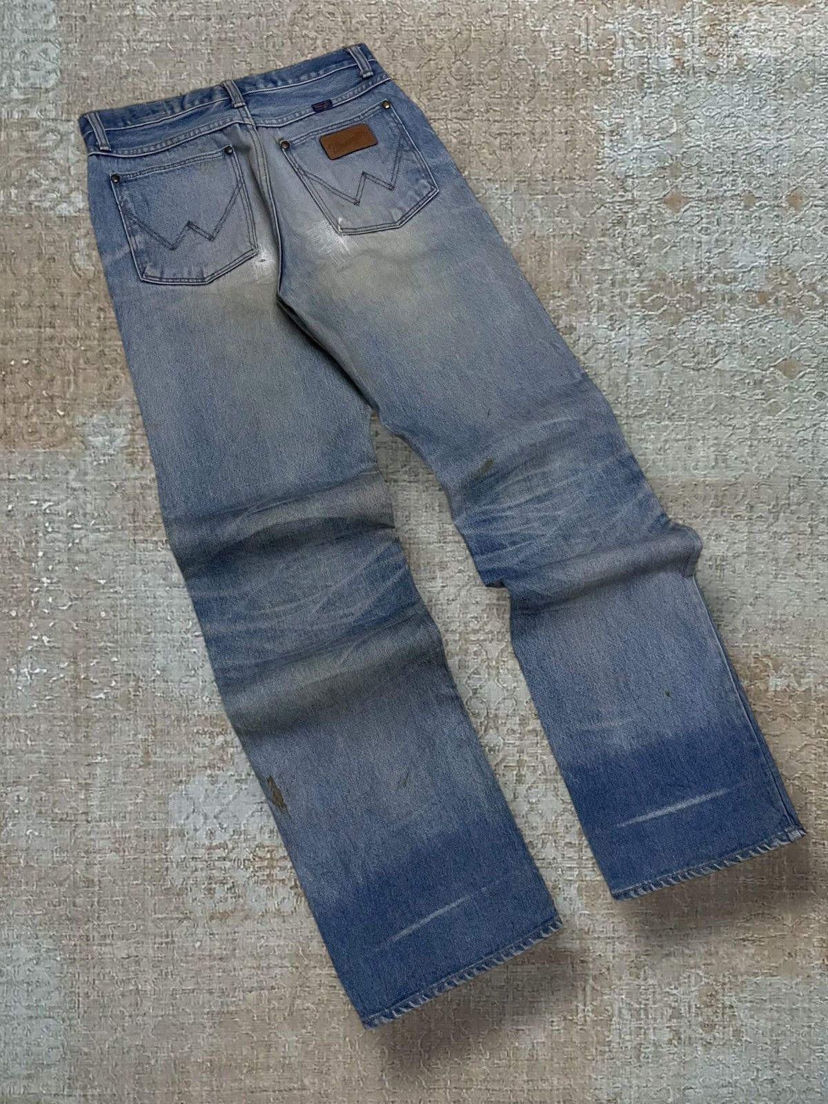 Wrangler Vintage 1990s Designer Wrangler Distressed Mudwash Denim Size US 29 - 13 Thumbnail