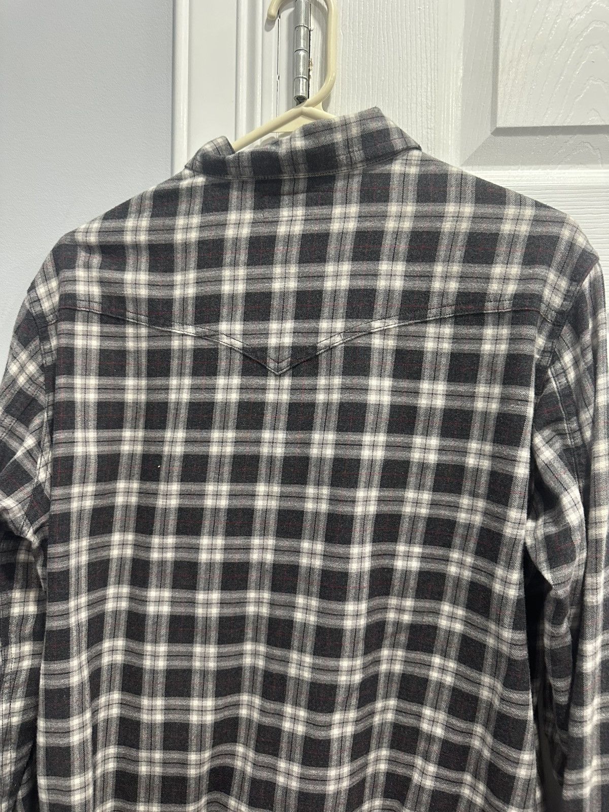 Saint Laurent Paris Saint Laurent Paris grey distressed button up Size US M / EU 48-50 / 2 - 5 Thumbnail