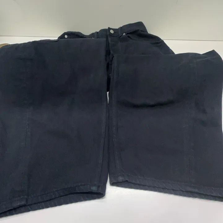 Alexander Wang Alexander Wang Black Wide-Leg Cargo Jeans - Size 25" / US 0 / IT 36 - 7 Thumbnail