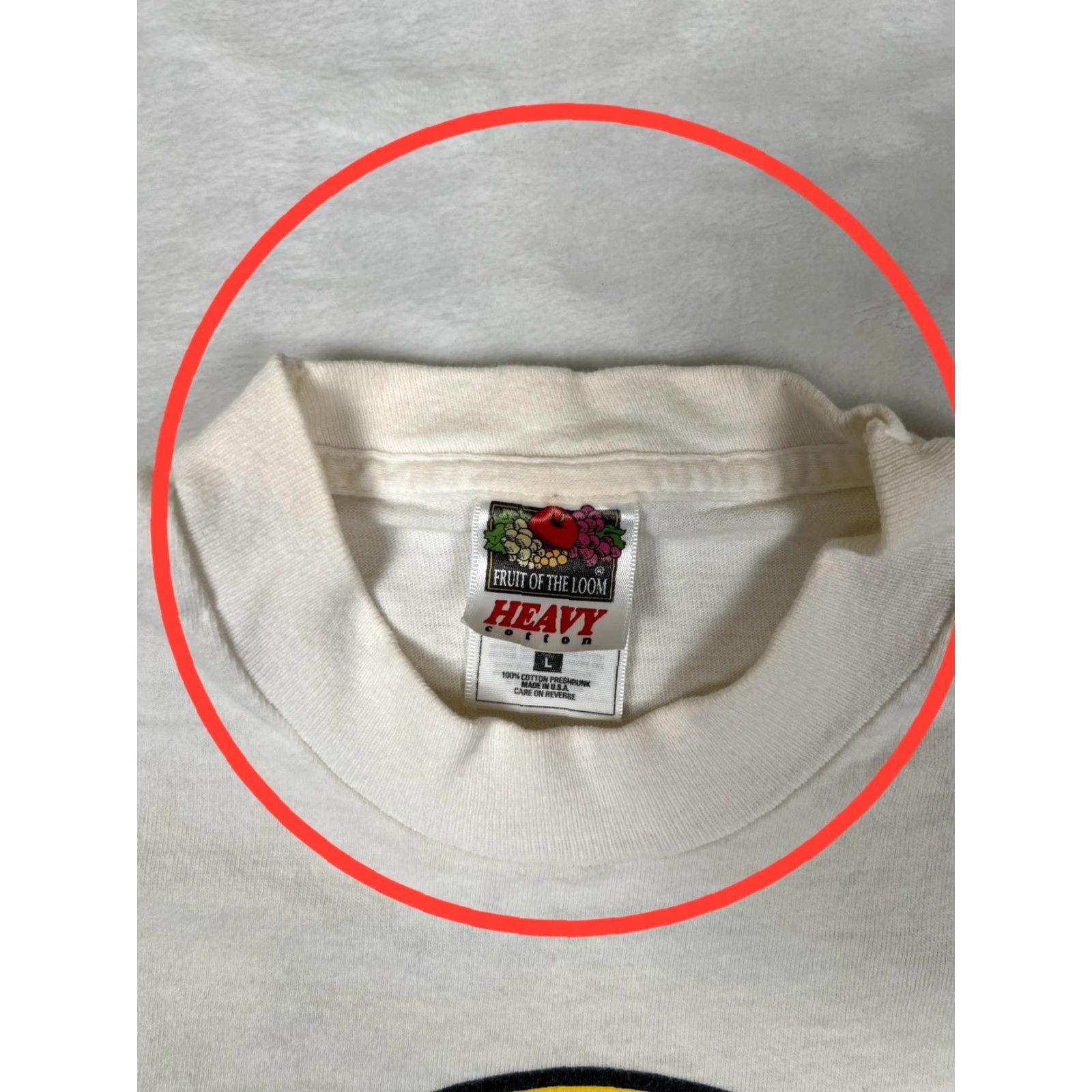 Fruit Of The Loom VINTAGE Canyon Classic Century 97 T-Shirt Mens Large White Bike Cycling 90s Size US L / EU 52-54 / 3 - 5 Thumbnail