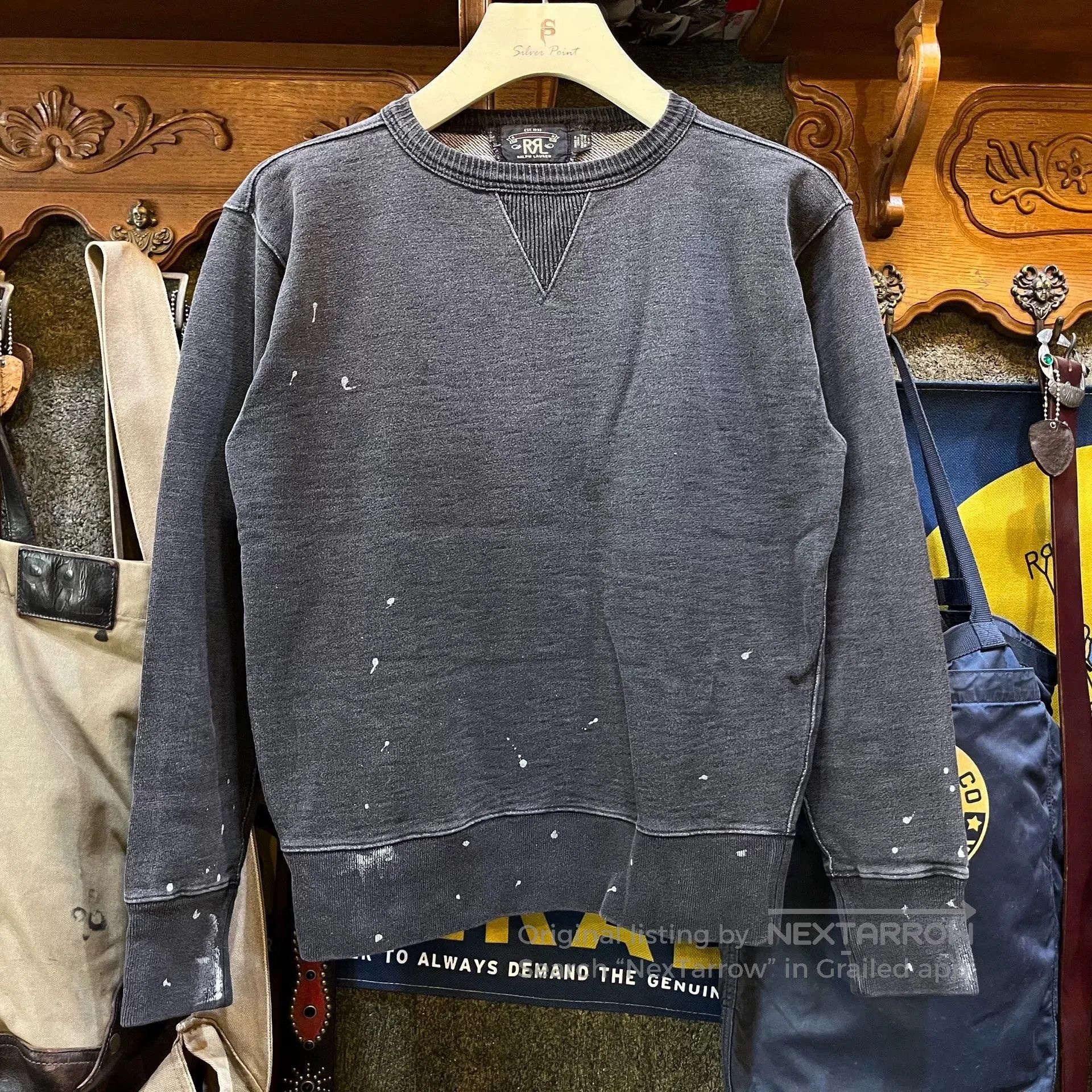 RRL Ralph Lauren Vintage RRL Patchwork Pullover Sweatshirt. Size US S / EU 44-46 / 1 - 1 Thumbnail