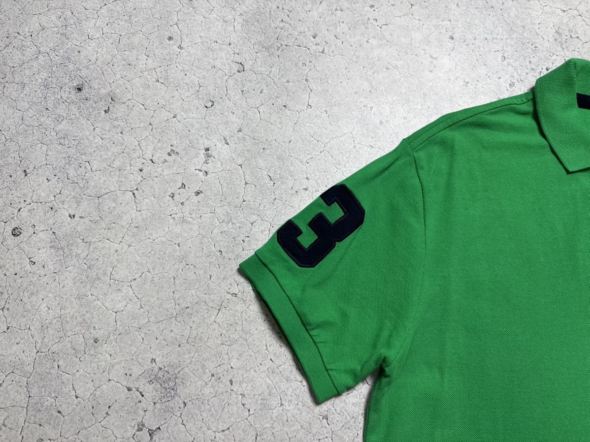 Polo Ralph Lauren Polo Ralph Lauren Big Pony #3 Vintage Polo Shirt Green Size US M / EU 48-50 / 2 - 3 Thumbnail