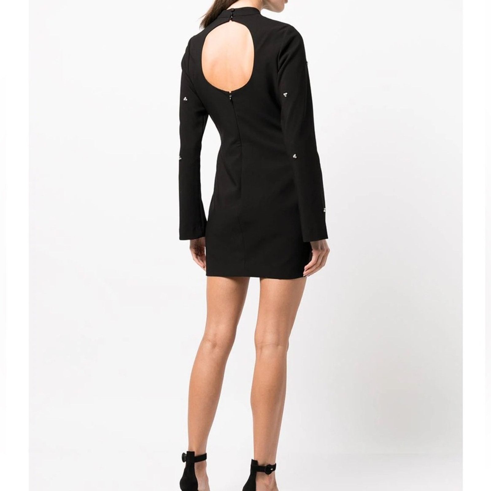 LIKELY Likely Phillips Diamond Stud Detail Mini Dress Size S / US 4 / IT 40 - 3 Thumbnail