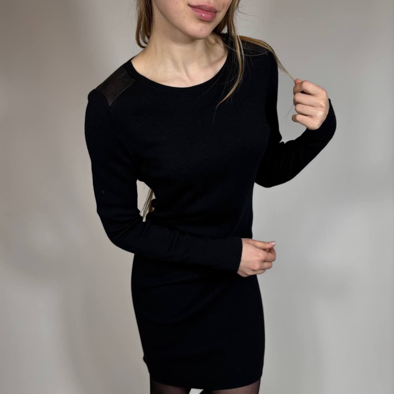 Armani Exchange Vintage Y2K Armani Exchange Wool Midi Dress Casual Style Size M / US 6-8 / IT 42-44 - 1 Thumbnail