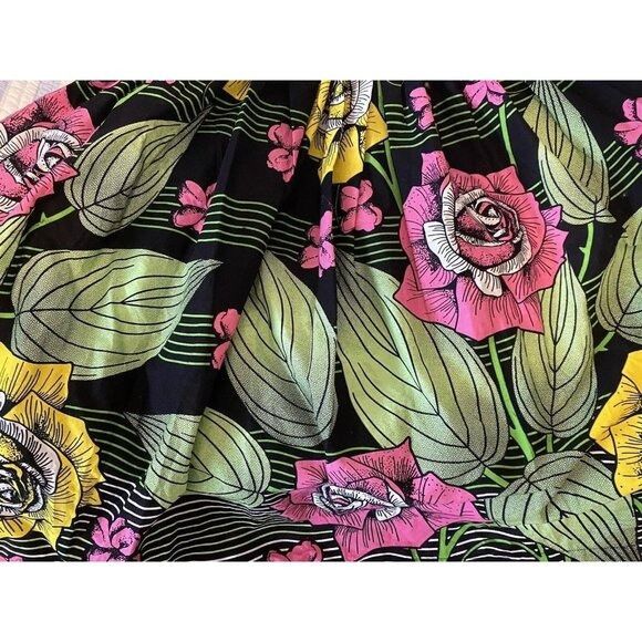 Designer Afrothrone Made to Order African Print Short Sleeve Cotton M Size S / US 4 / IT 40 - 13 Thumbnail
