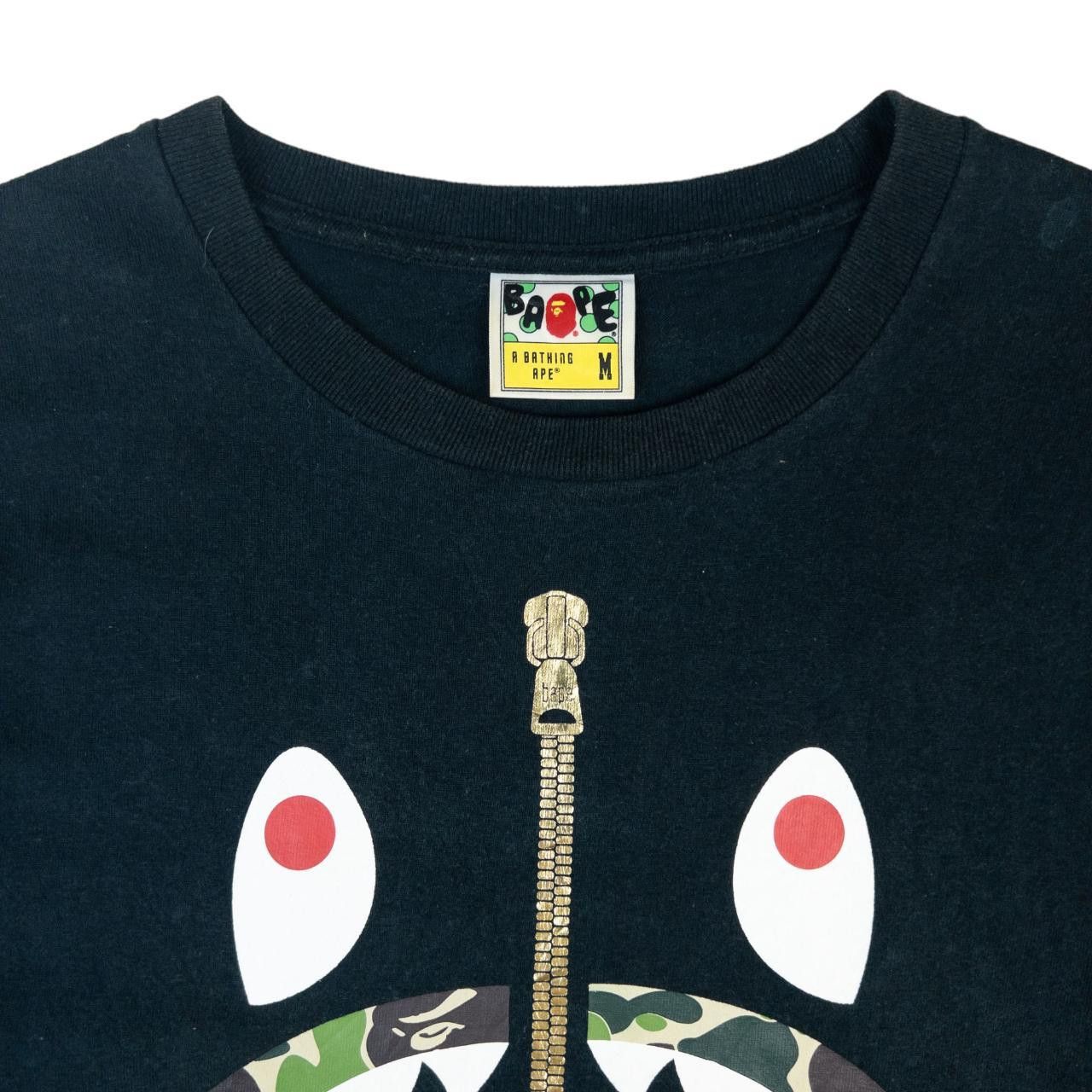 Bape Vintage Bape Shark Graphic T Shirt Size M Size US M / EU 48-50 / 2 - 3 Thumbnail