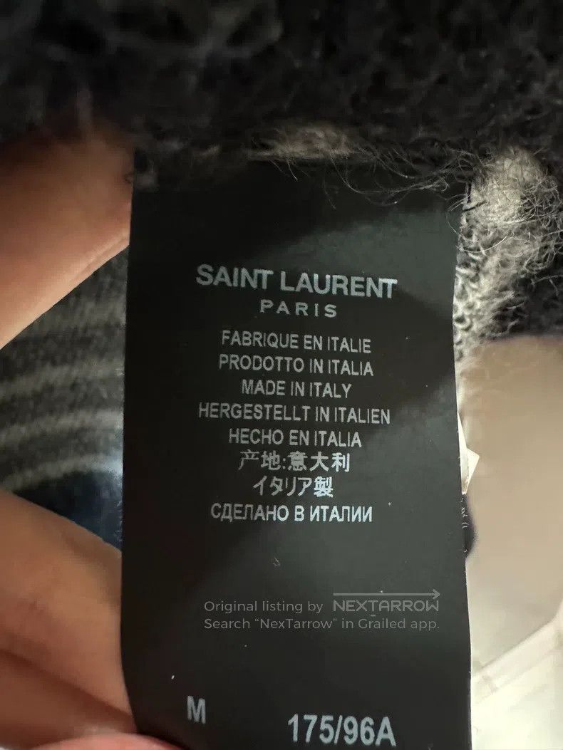 Saint Laurent Paris Saint Laurent Paris Mohair Sweater Size US M / EU 48-50 / 2 - 4 Thumbnail