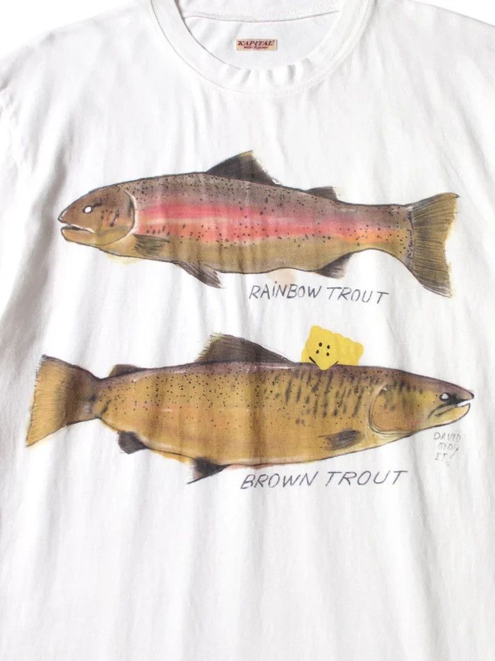 Kapital Kapital 2 Trout Peckish Rainbowy Print Tee Size Small Size US S / EU 44-46 / 1 - 5 Thumbnail
