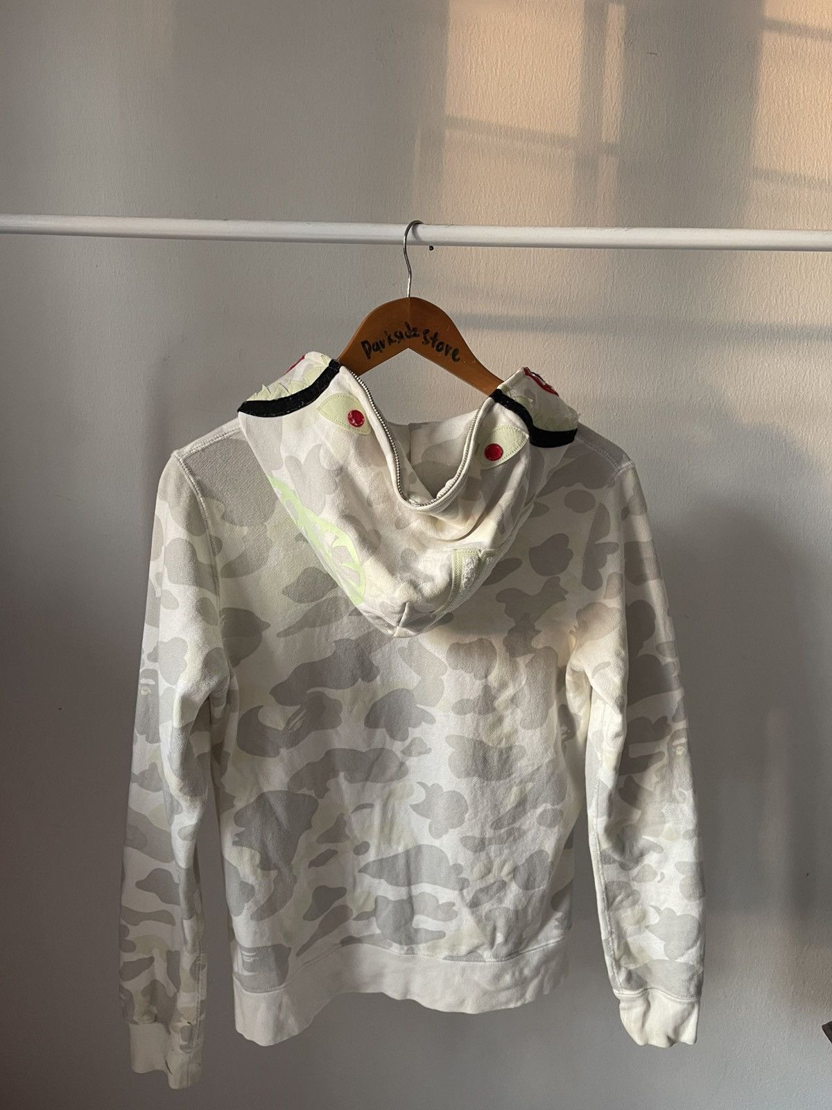 Bape 2000s Bape Shark Glow in The Dark Fullzip Hoodie A2 Size US S / EU 44-46 / 1 - 5 Thumbnail