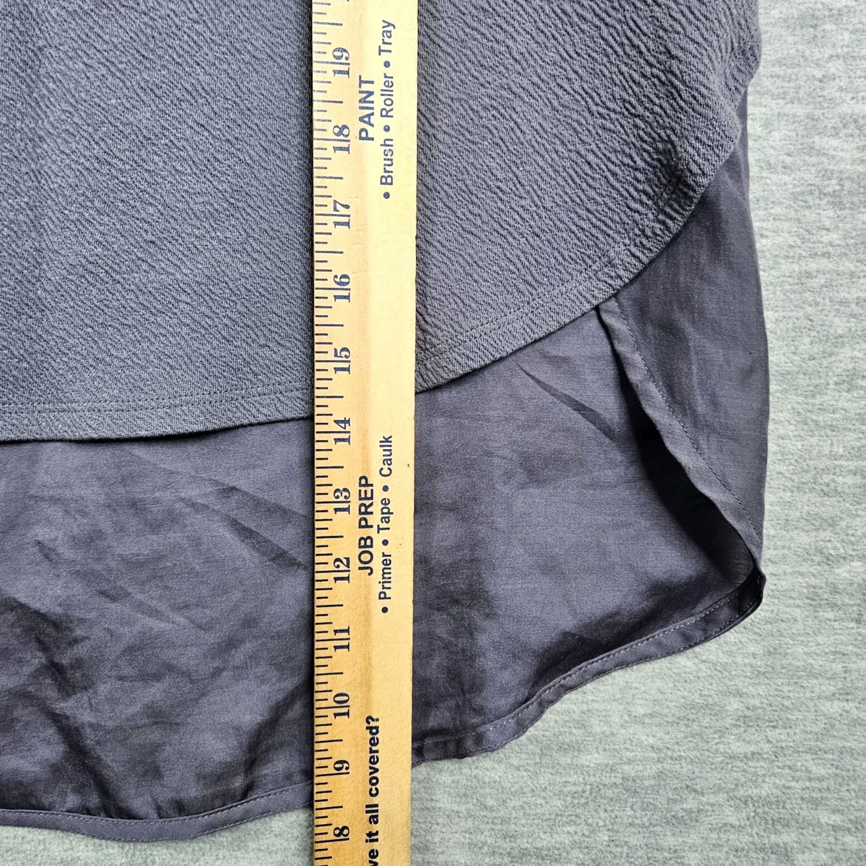 Anthropologie Anthropologie Deletta Women's Gray Sleeveless Low-high Top Size S NEW Size S / US 4 / IT 40 - 6 Thumbnail