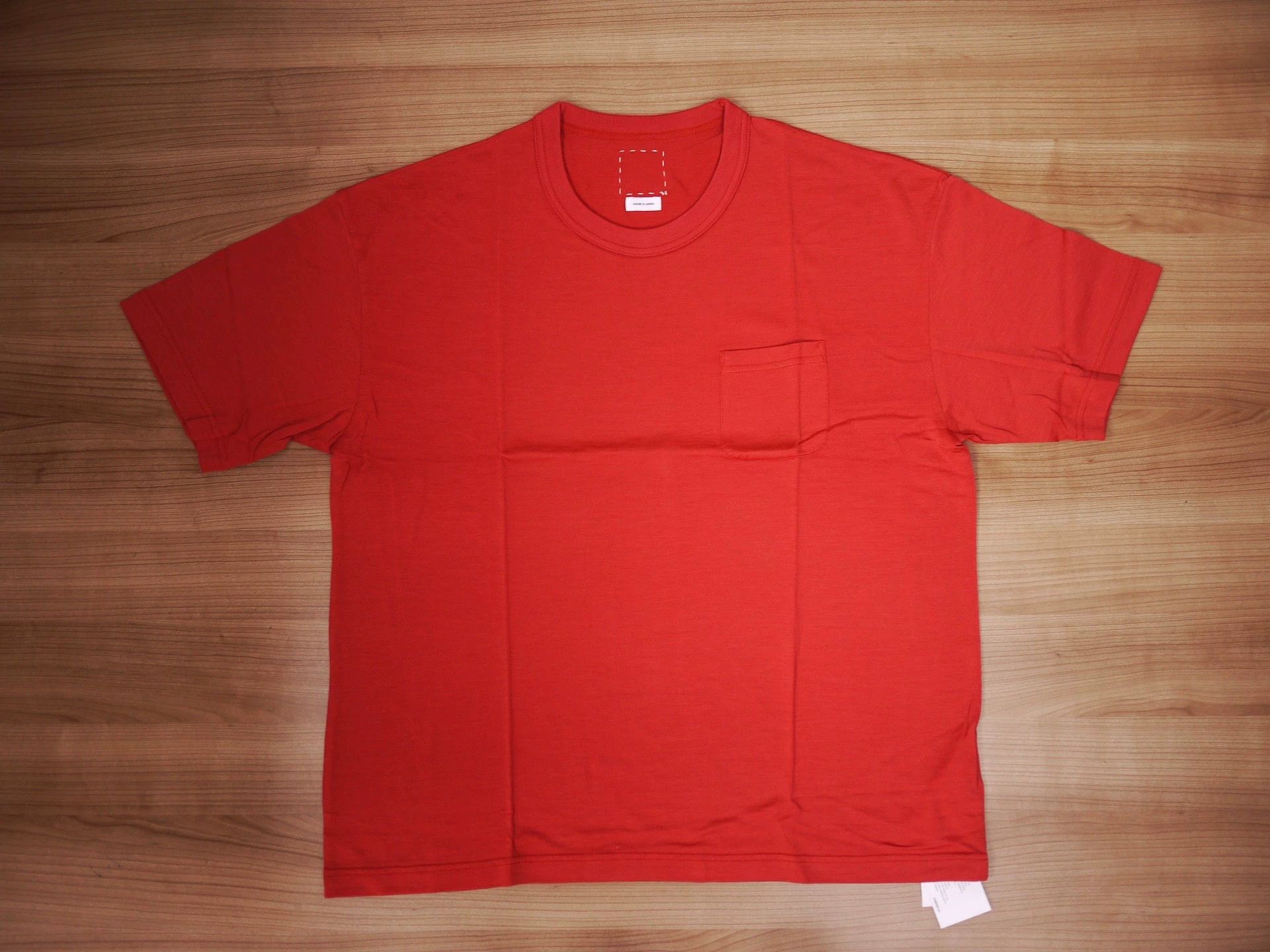 Visvim VISVIM JUMBO TEE (SUPERFINE) RED SZ3 Size US L / EU 52-54 / 3 - 1 Thumbnail