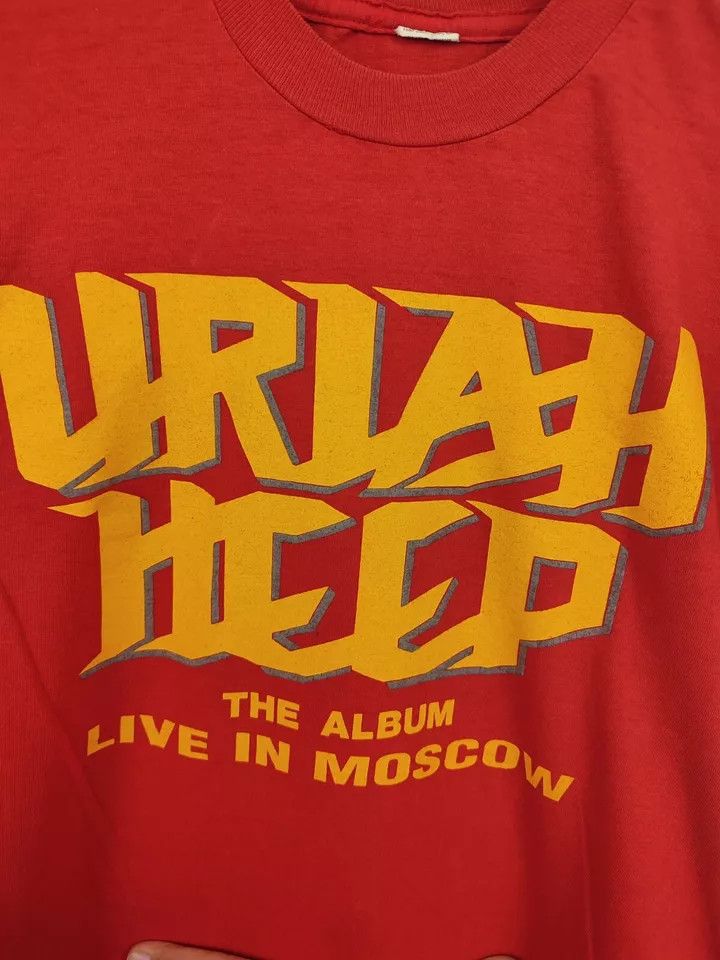 Vintage Vintage 1987 URIAH HEEP The Album Live in Moscow Tour Size US L / EU 52-54 / 3 - 8 Thumbnail