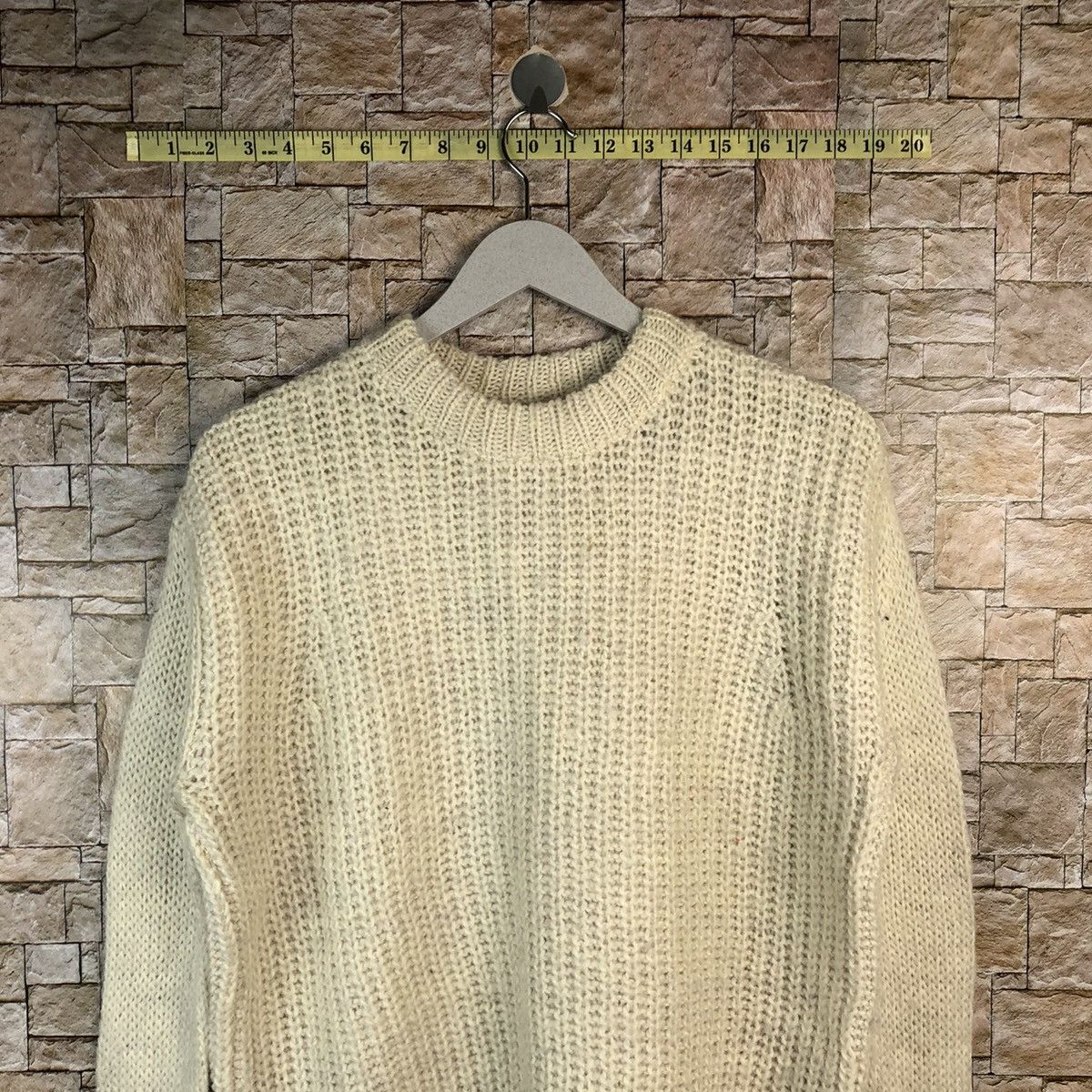 Homespun Knitwear × Japanese Brand × Kate Spade Kate Spade Saturday White mohair Knitwear #A1189 Size S / US 4 / IT 40 - 2 Thumbnail