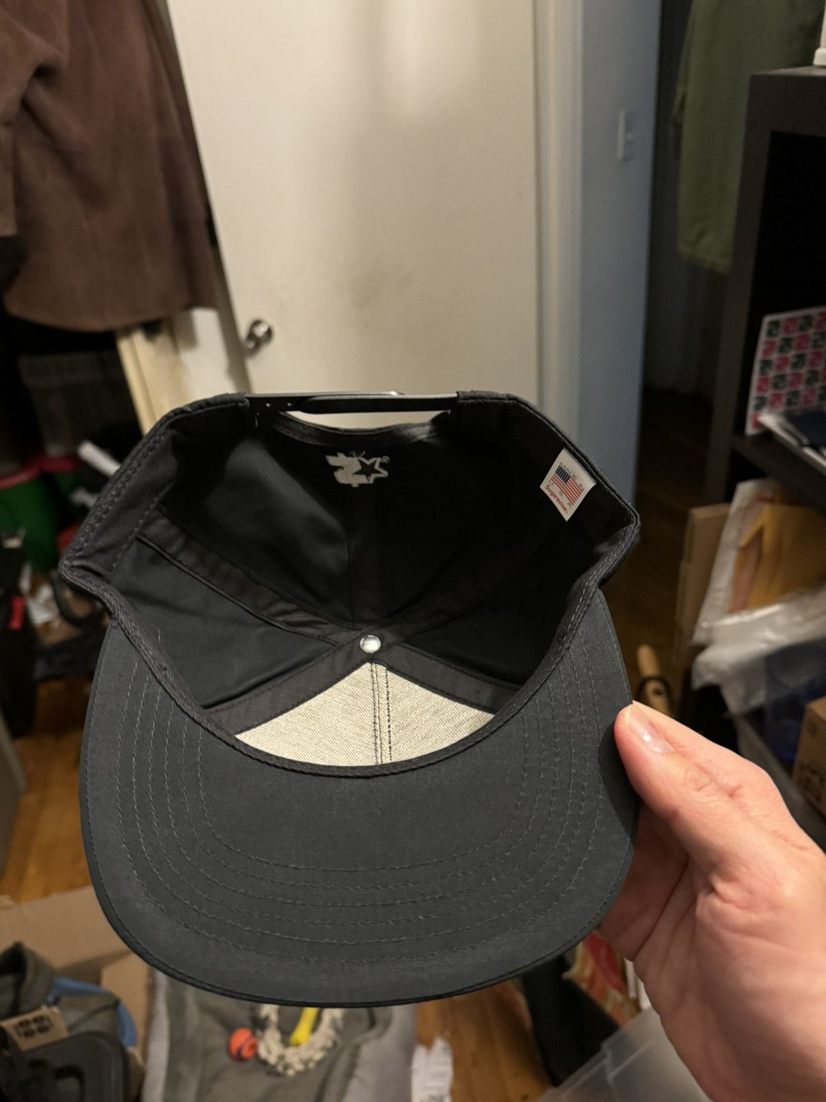 Supreme Supreme Bling Logo Cap Hat Size ONE SIZE - 6 Thumbnail