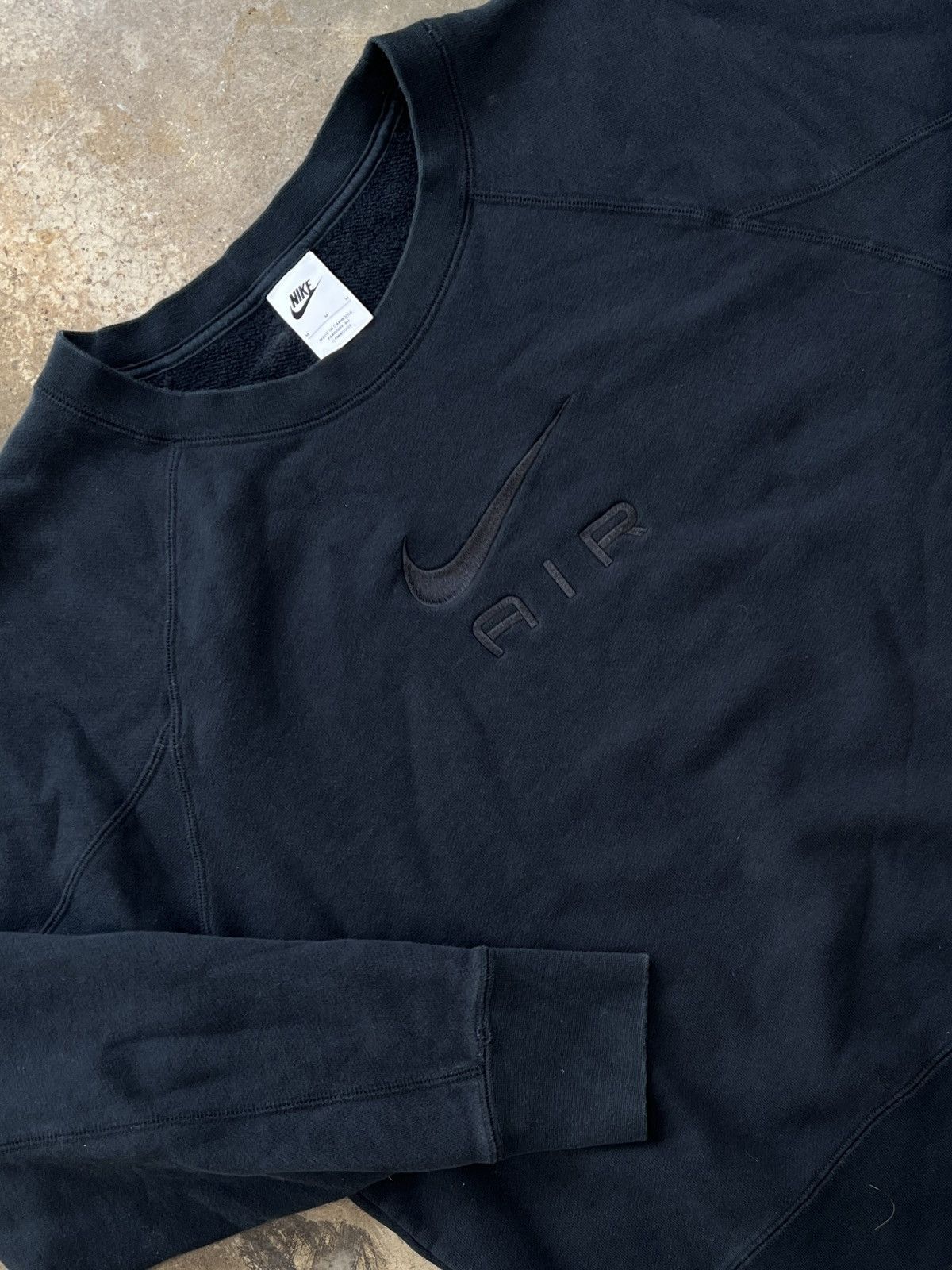 Nike Nike Air Embroidered Logo Pullover Crewneck Medium Size US M / EU 48-50 / 2 - 1 Thumbnail
