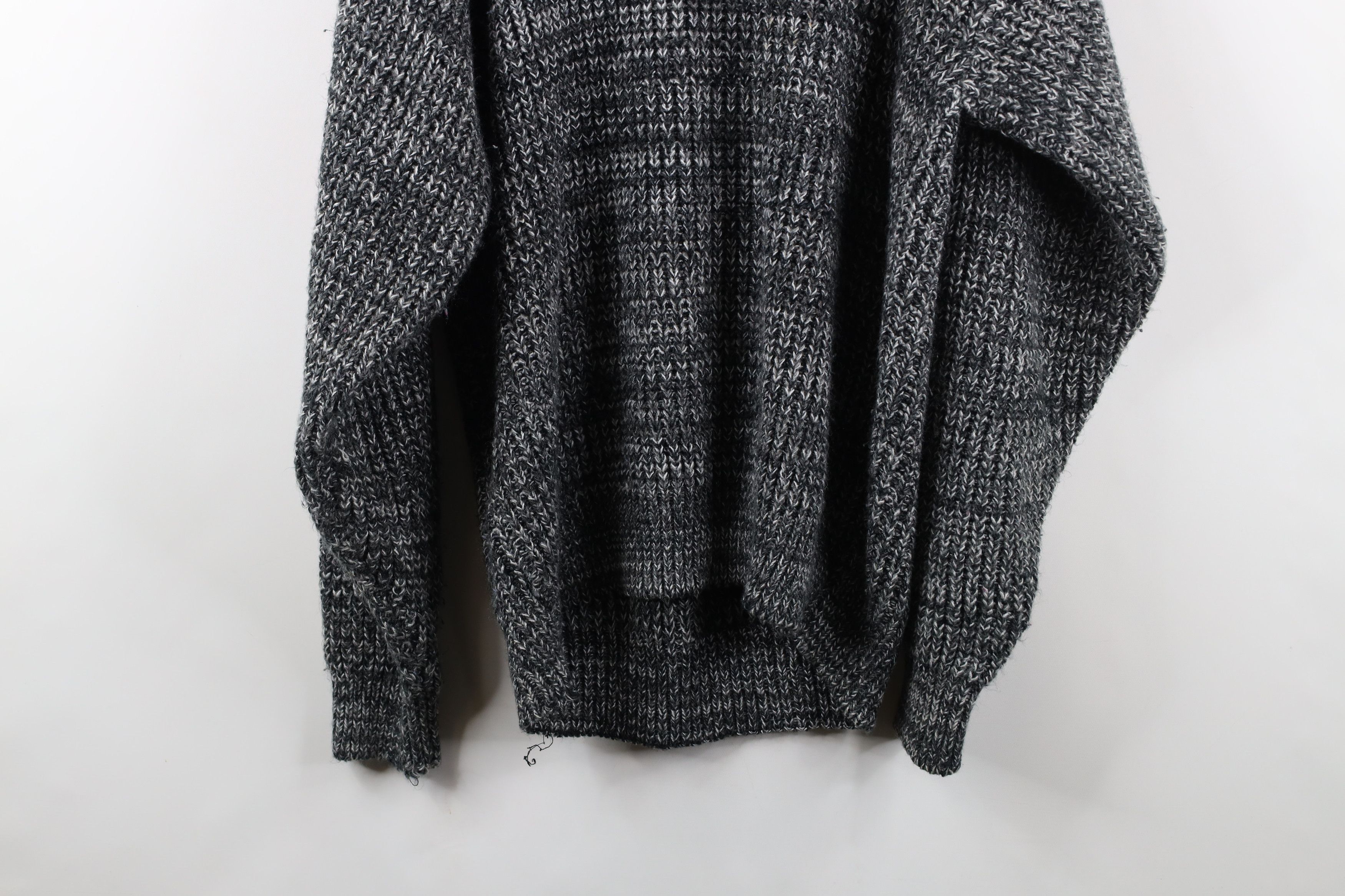 Vintage Vintage 90s Streetwear Chunky Ribbed Knit Crewneck Sweater Size US XL / EU 56 / 4 - 10 Thumbnail